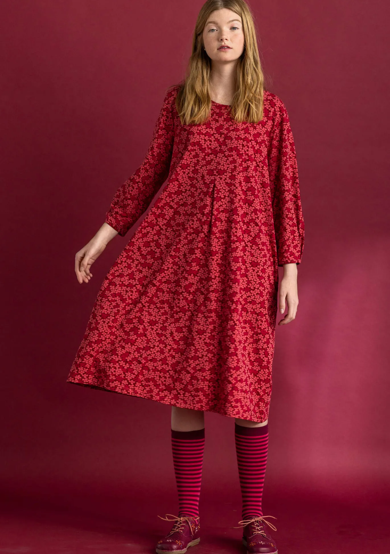 Gudrun Sjödén Jerseykleid „Ylva“ aus Bio-Baumwolle/Elasthan^ Kleider