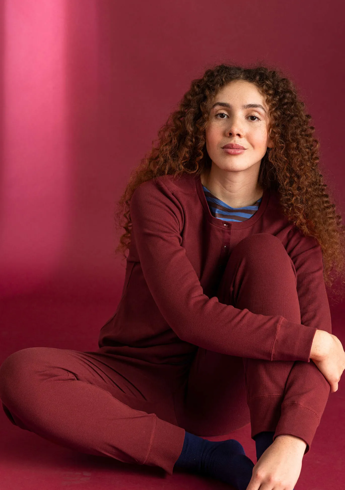 Gudrun Sjödén Jerseyleggings aus Bio-Baumwollripp^ Leggings