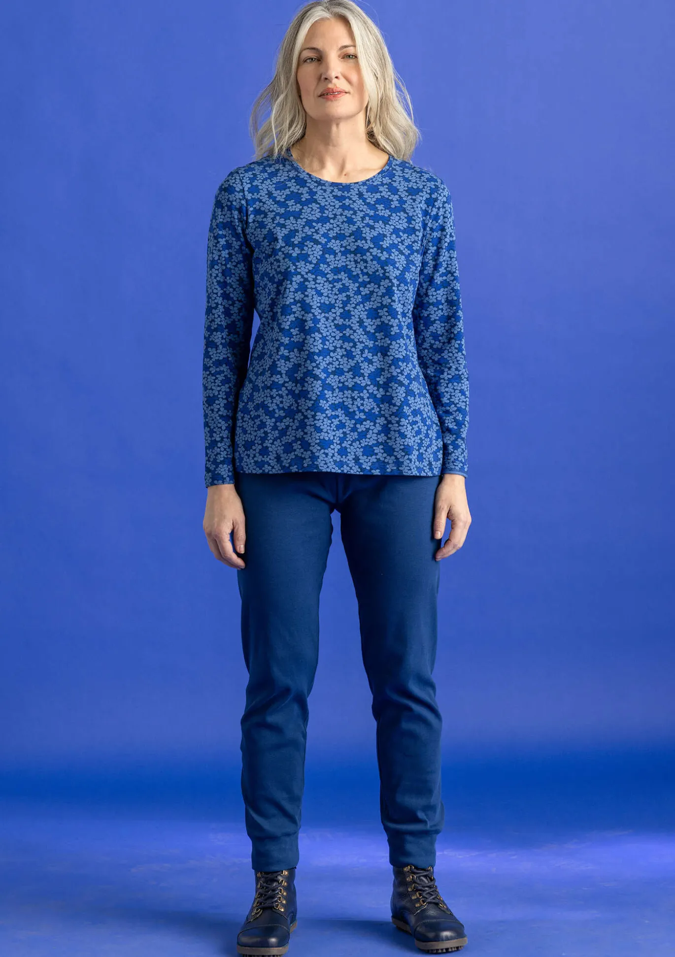 Gudrun Sjödén Jerseyleggings aus Bio-Baumwollripp^ Leggings