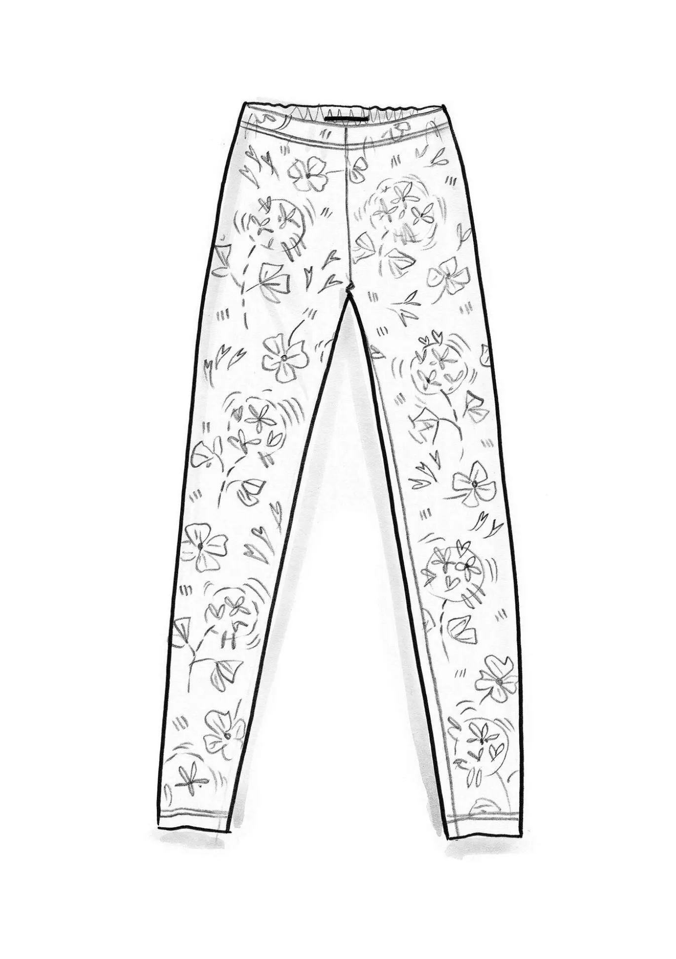 Gudrun Sjödén Jerseyleggings „Pelargon“ aus Lyocell/Elasthan^ Leggings