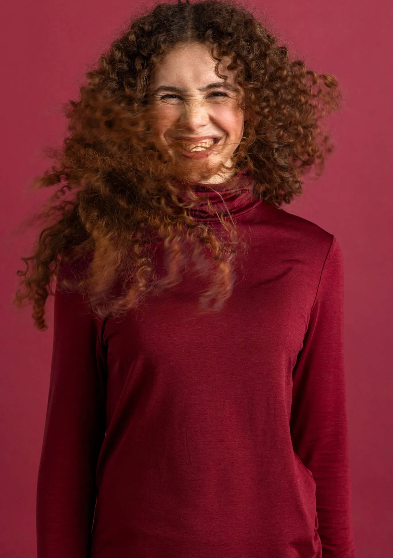 Gudrun Sjödén Jersey-Rollkragenshirt aus Lyocell/Elasthan^ Pullover & Shirts