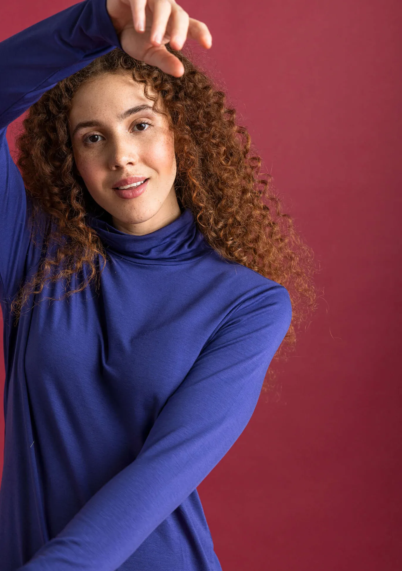 Gudrun Sjödén Jersey-Rollkragenshirt aus Lyocell/Elasthan^ Pullover & Shirts