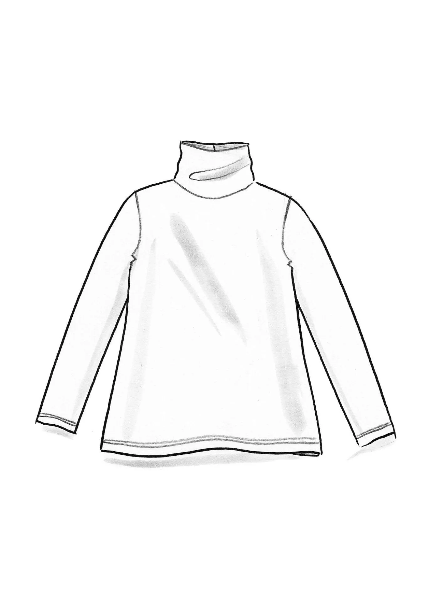 Gudrun Sjödén Jersey-Rollkragenshirt aus Lyocell/Elasthan^ Pullover & Shirts