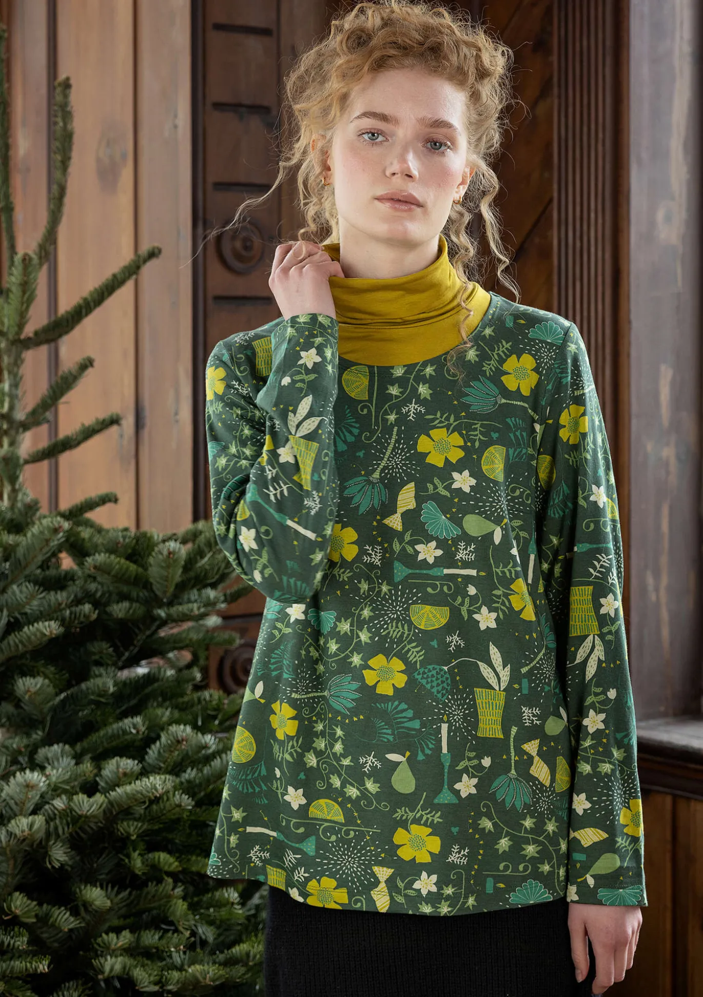 Gudrun Sjödén Jerseyshirt „Fyrverkeri“ aus Bio-Baumwolle/Modal^ Pullover & Shirts
