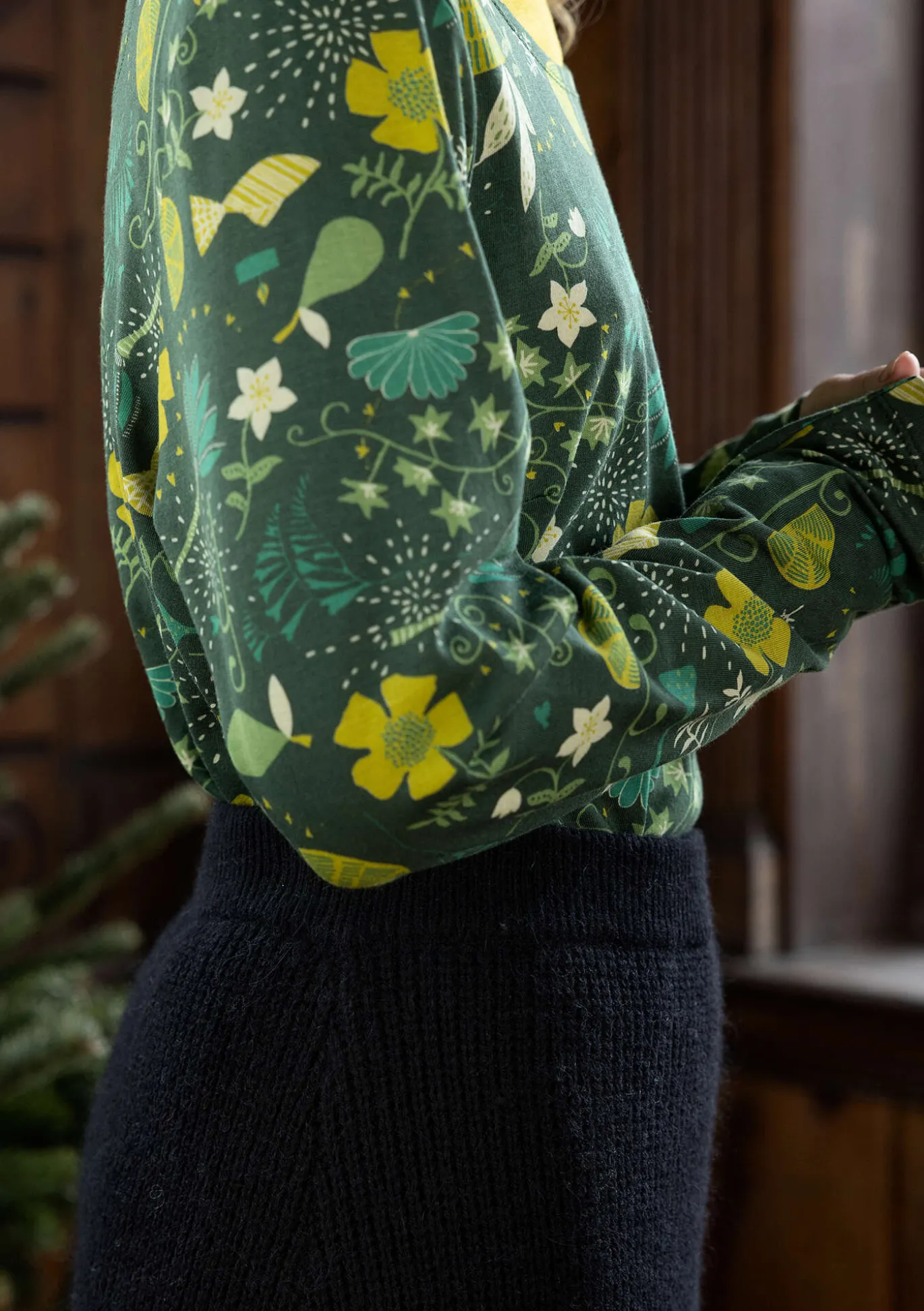 Gudrun Sjödén Jerseyshirt „Fyrverkeri“ aus Bio-Baumwolle/Modal^ Pullover & Shirts