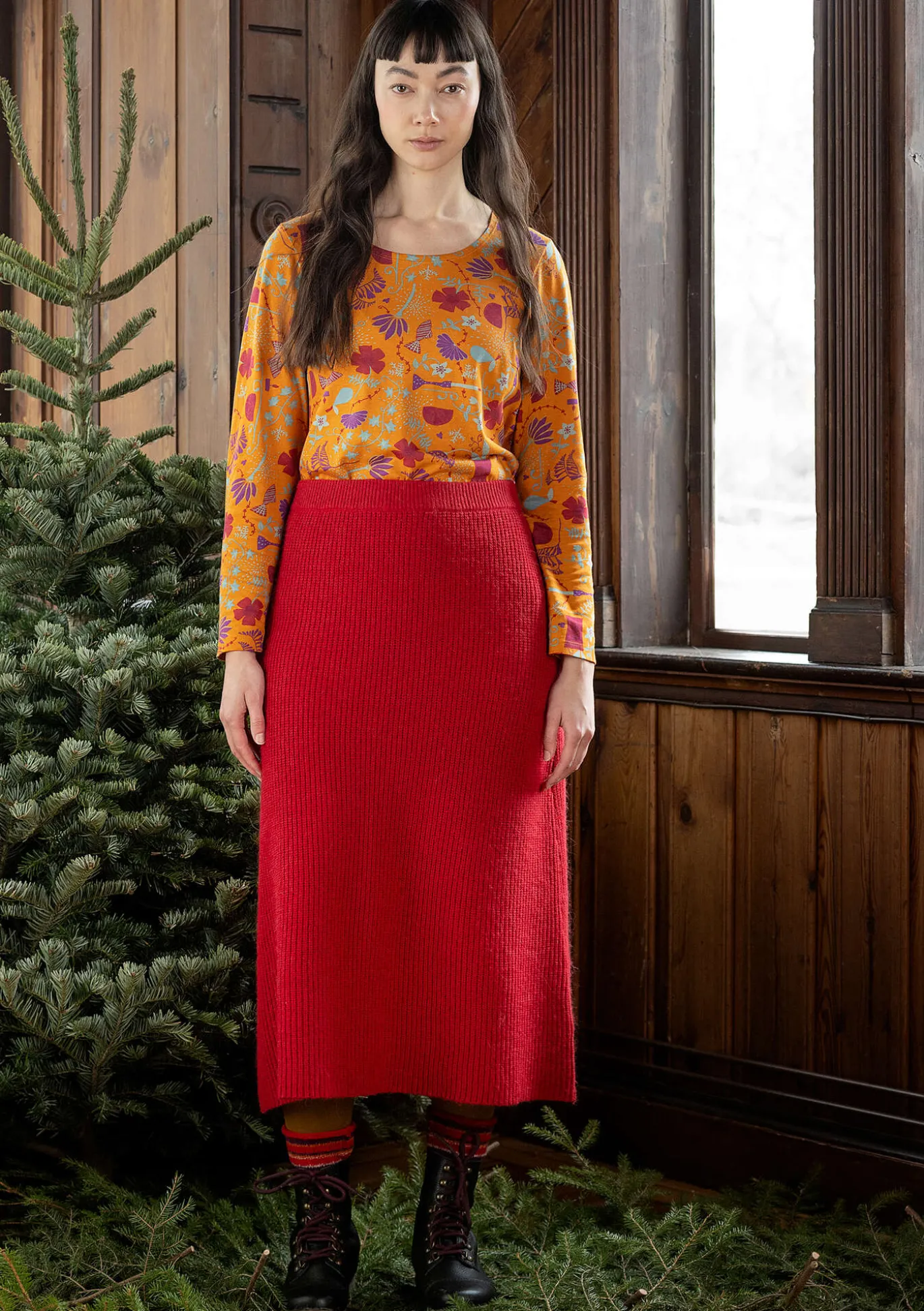 Gudrun Sjödén Jerseyshirt „Fyrverkeri“ aus Bio-Baumwolle/Modal^ Pullover & Shirts