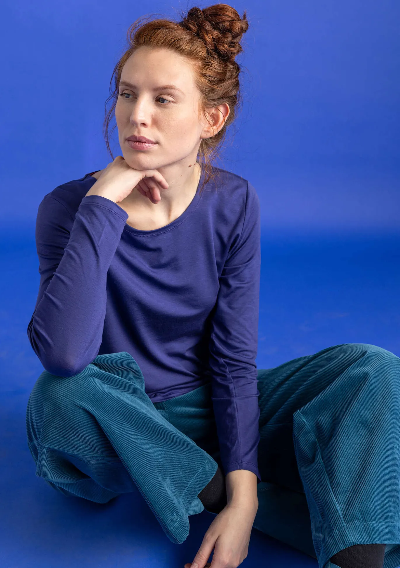 Gudrun Sjödén Jerseyshirt „Helga“ aus Lyocell/Elasthan^ Pullover & Shirts