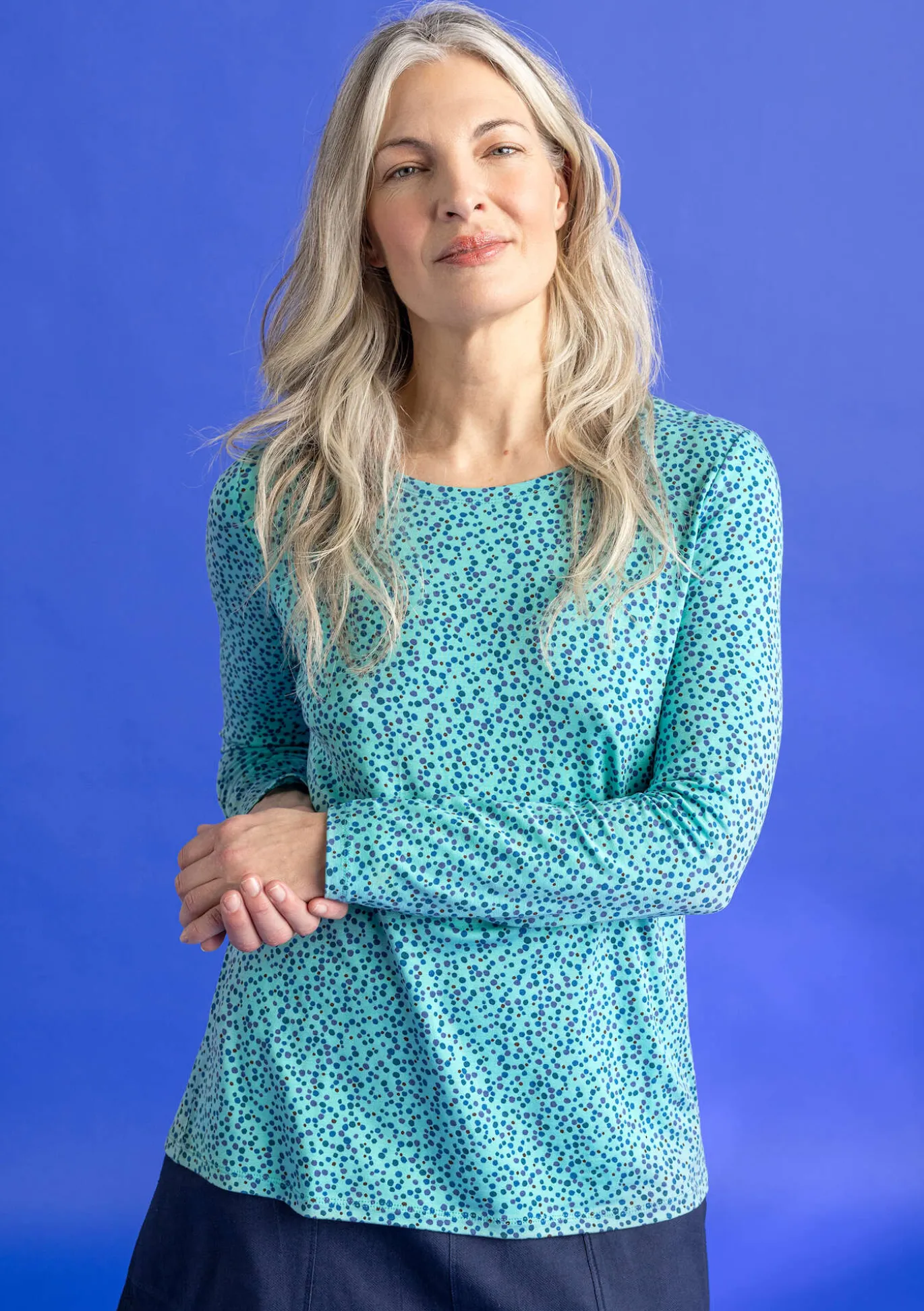 Gudrun Sjödén Jerseyshirt „Helga“ aus Lyocell/Elasthan^ Pullover & Shirts