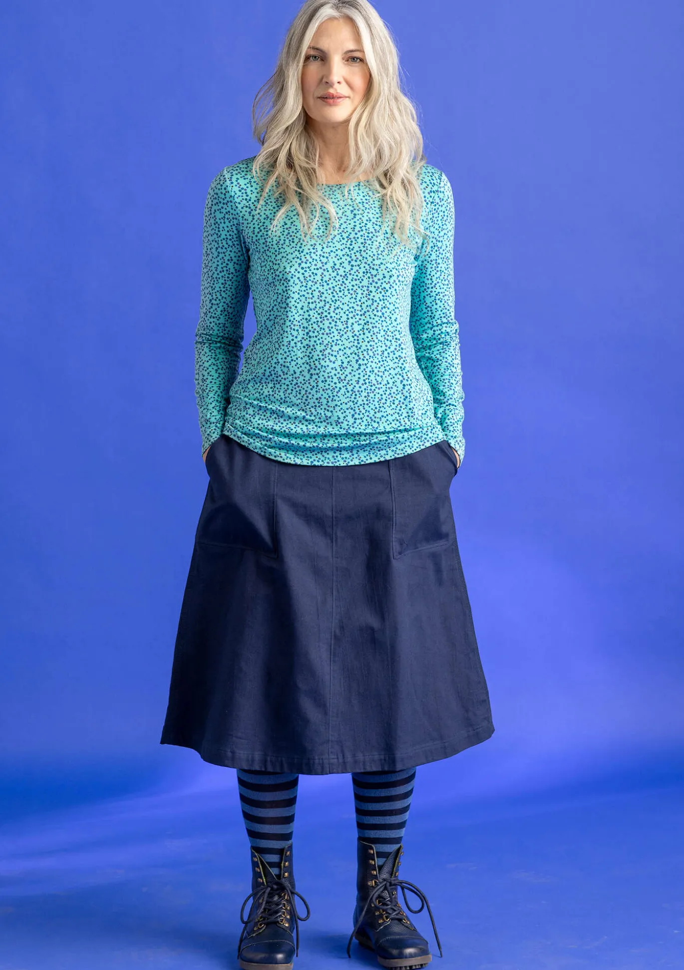 Gudrun Sjödén Jerseyshirt „Helga“ aus Lyocell/Elasthan^ Pullover & Shirts