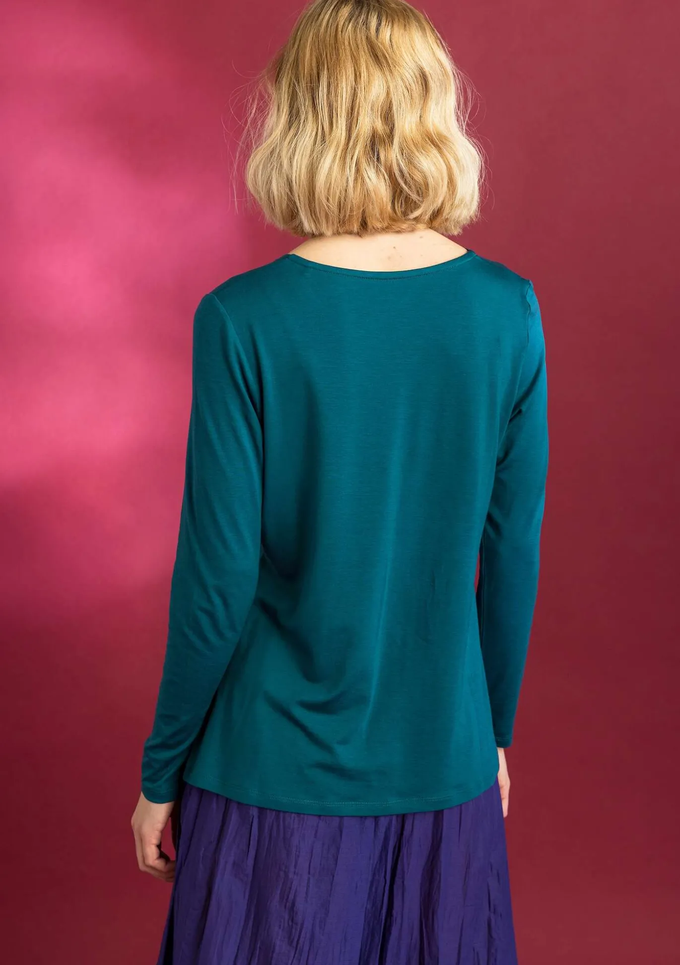 Gudrun Sjödén Jerseyshirt „Helga“ aus Lyocell/Elasthan^ Pullover & Shirts