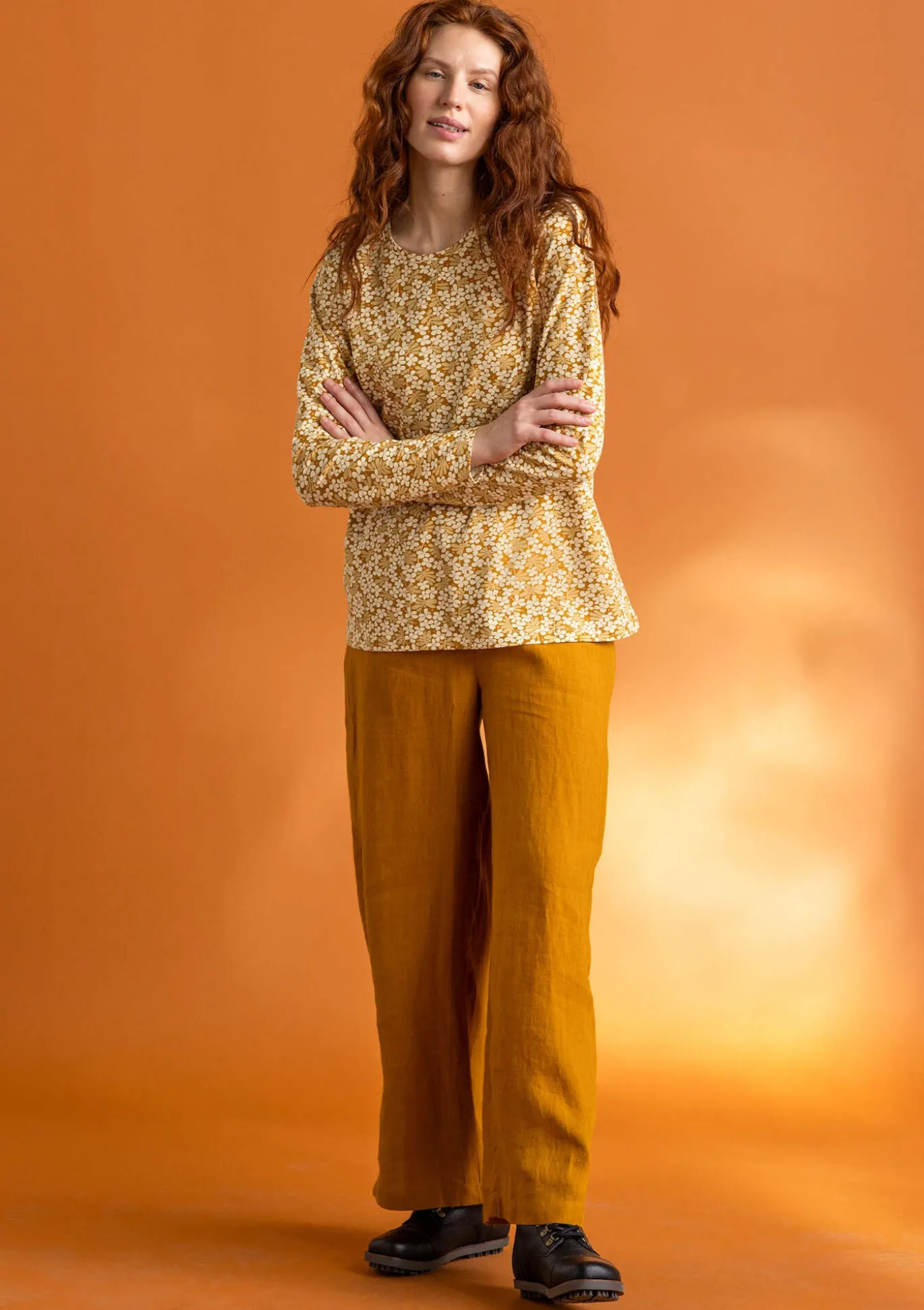 Gudrun Sjödén Jerseyshirt „Ylva“ aus Bio-Baumwolle/Elasthan^ Pullover & Shirts