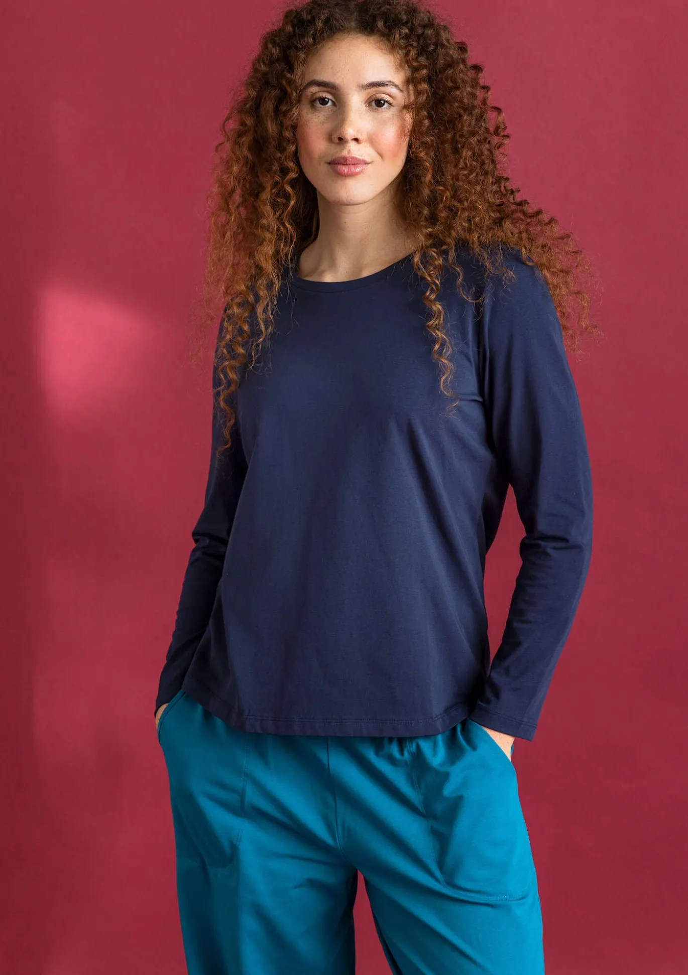 Gudrun Sjödén Jerseyshirt „Ylva“ aus Bio-Baumwolle/Elasthan^ Pullover & Shirts