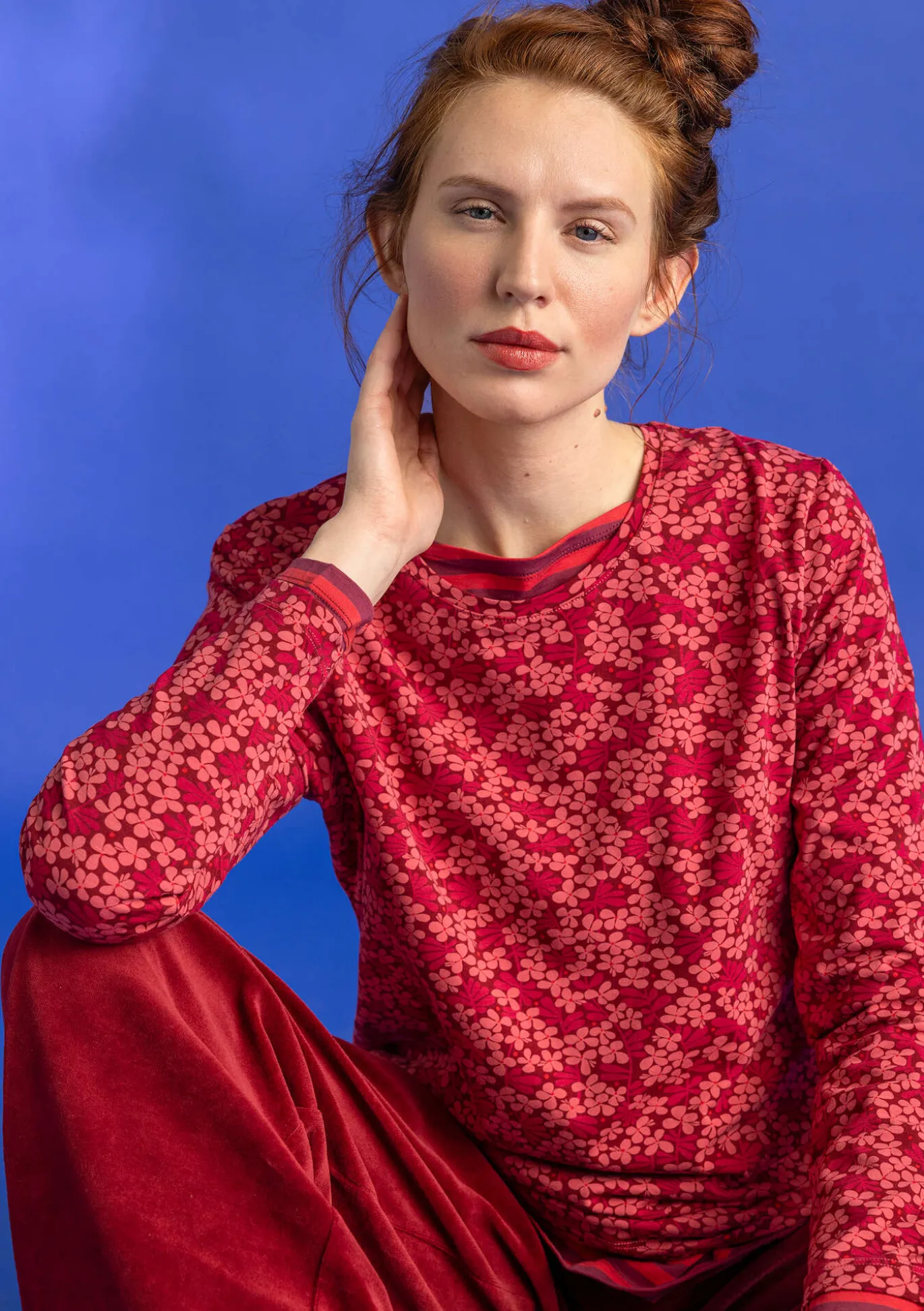 Gudrun Sjödén Jerseyshirt „Ylva“ aus Bio-Baumwolle/Elasthan^ Pullover & Shirts