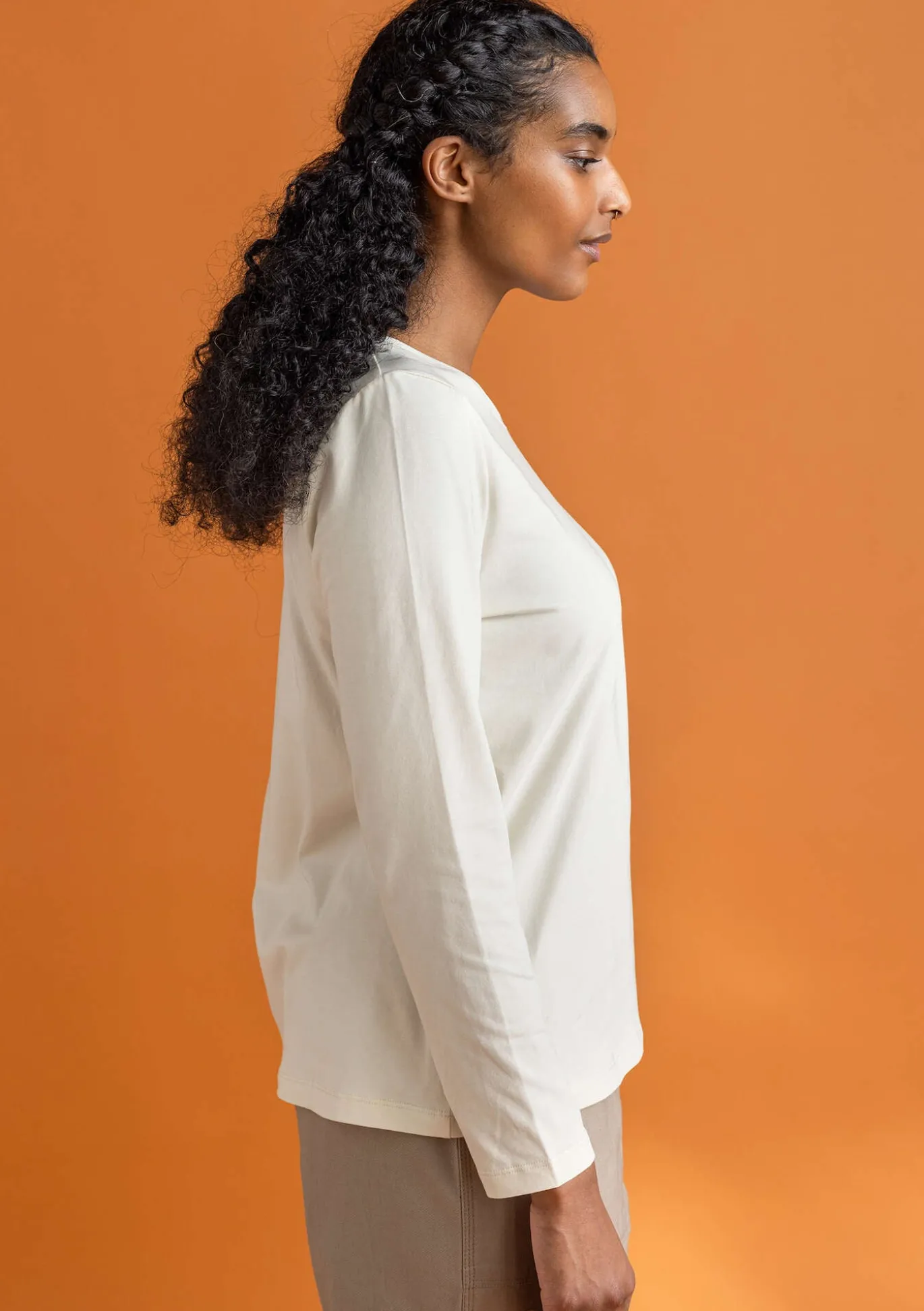 Gudrun Sjödén Jerseyshirt „Ylva“ aus Bio-Baumwolle/Elasthan^ Pullover & Shirts