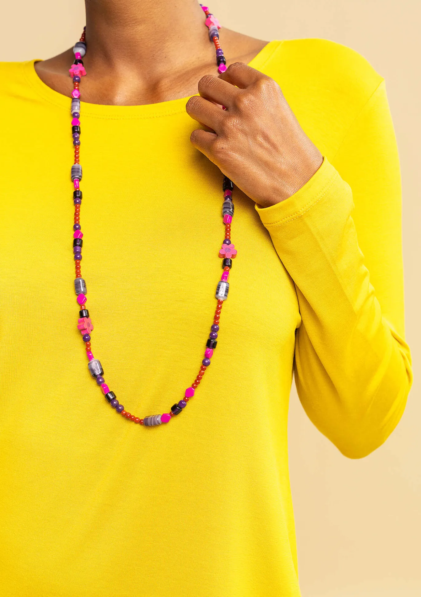 Gudrun Sjödén Kette „Jane“ aus Recycling-Glasperlen^ Accessoires | Schmuck
