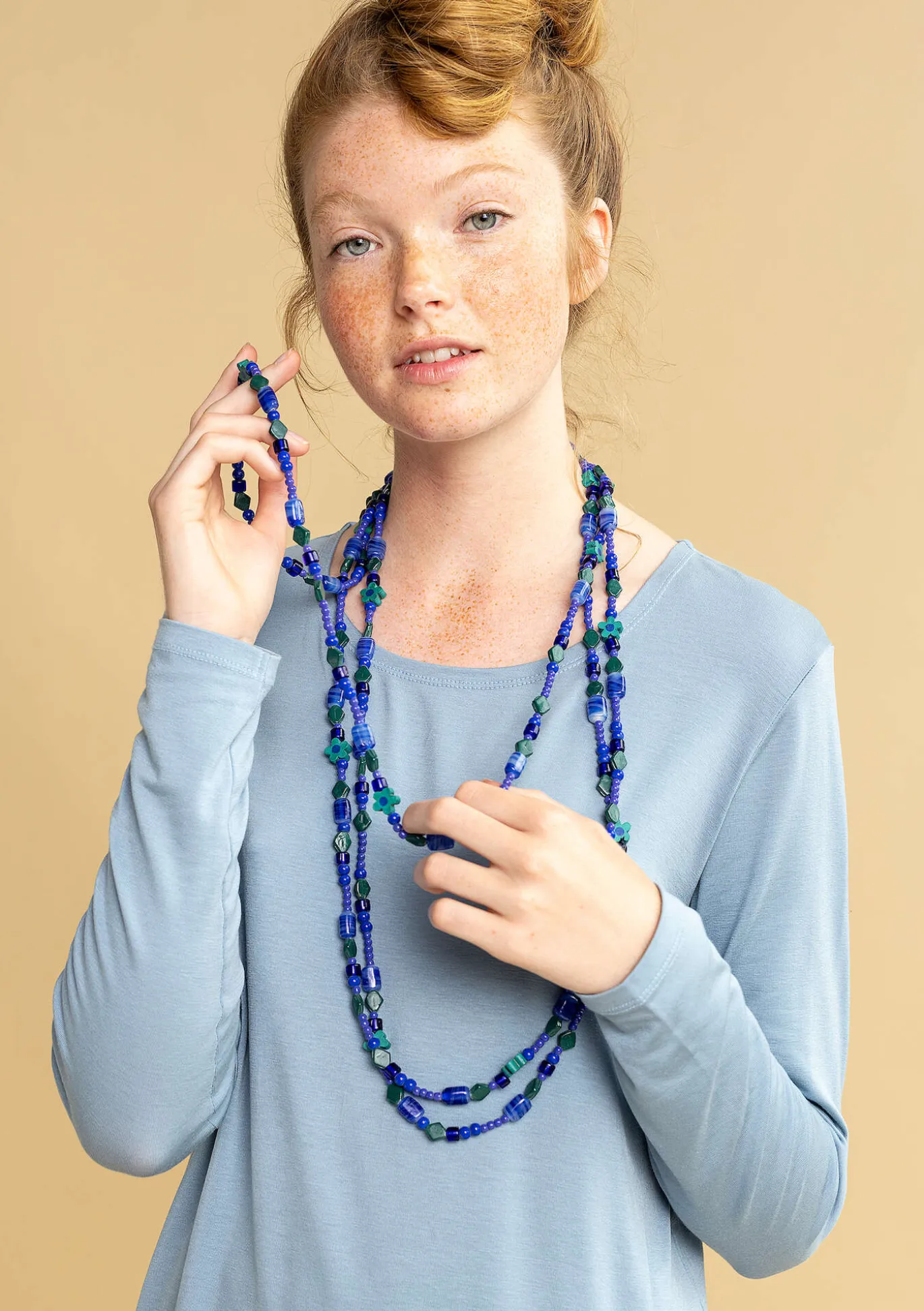 Gudrun Sjödén Kette „Jane“ aus Recycling-Glasperlen^ Accessoires | Schmuck
