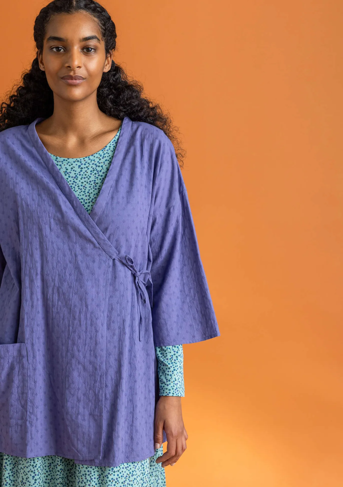 Gudrun Sjödén Kimono aus Bio-Baumwolldobby^ Blusen