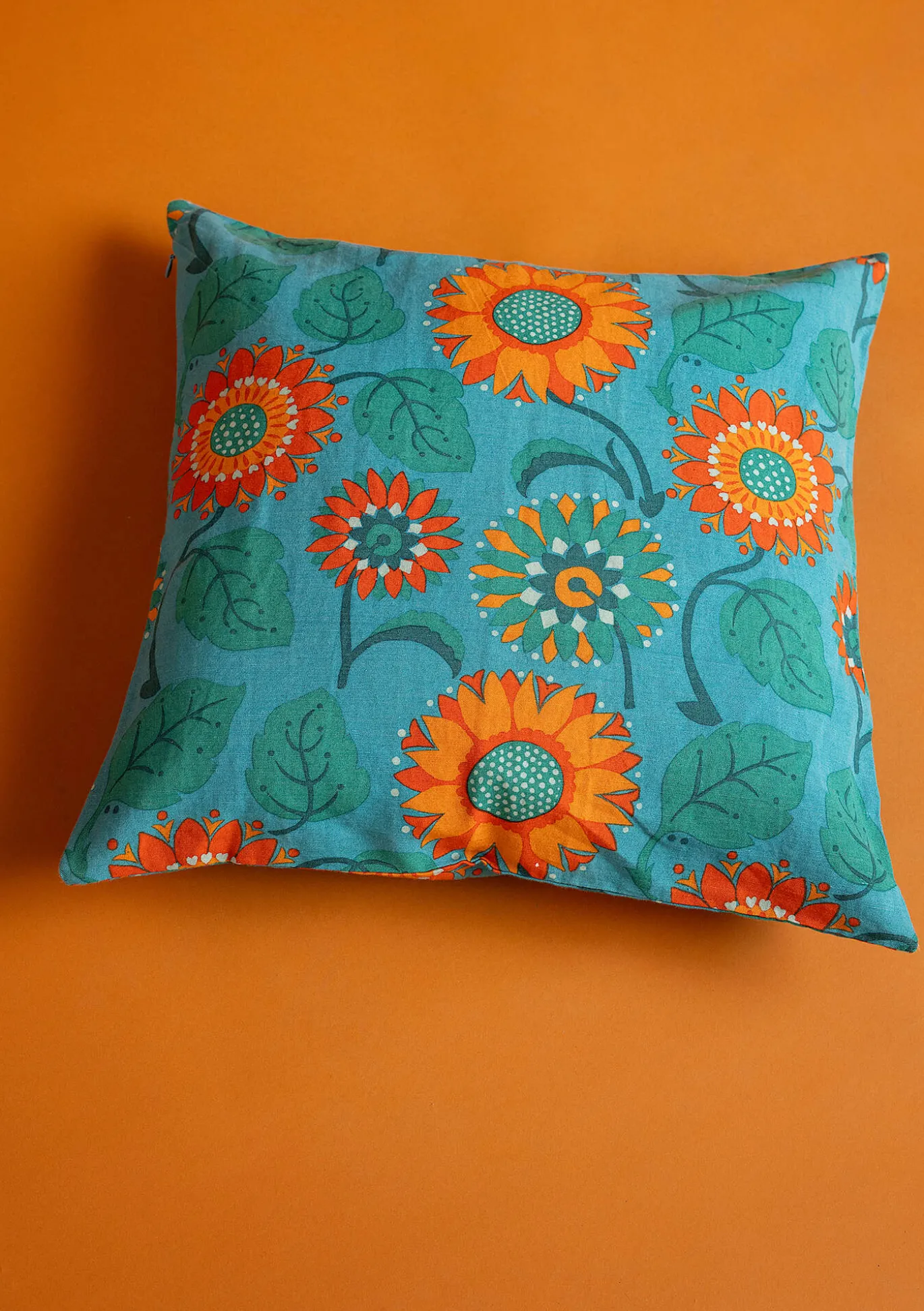 Gudrun Sjödén Kissenhülle „Sunflower“ aus Bio-Baumwolle/Leinen^ Dekoration & Accessoires | Kissen