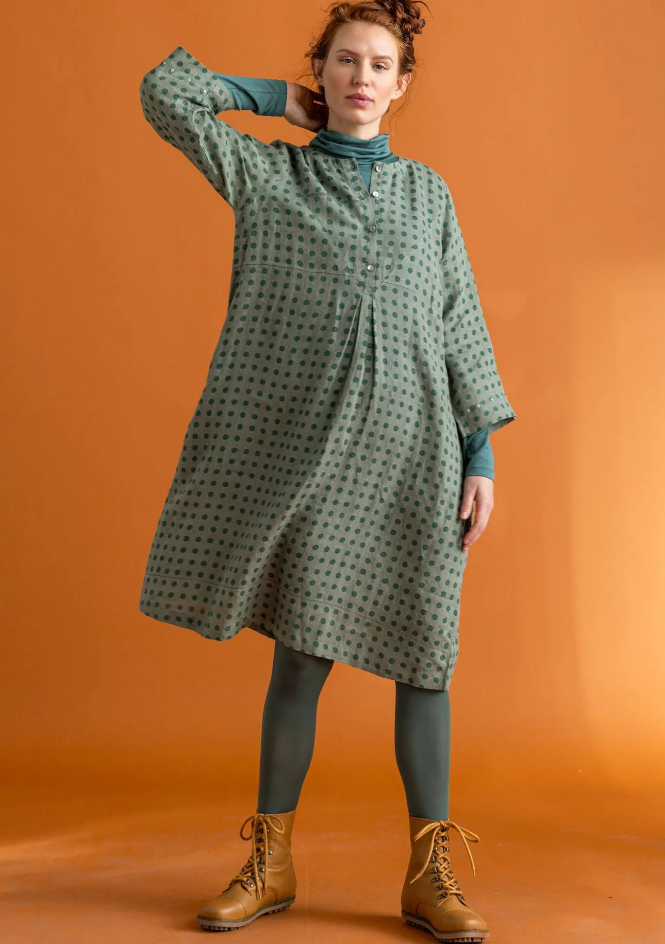 Gudrun Sjödén Kleid „Asta“ aus Leinengewebe^ Kleider