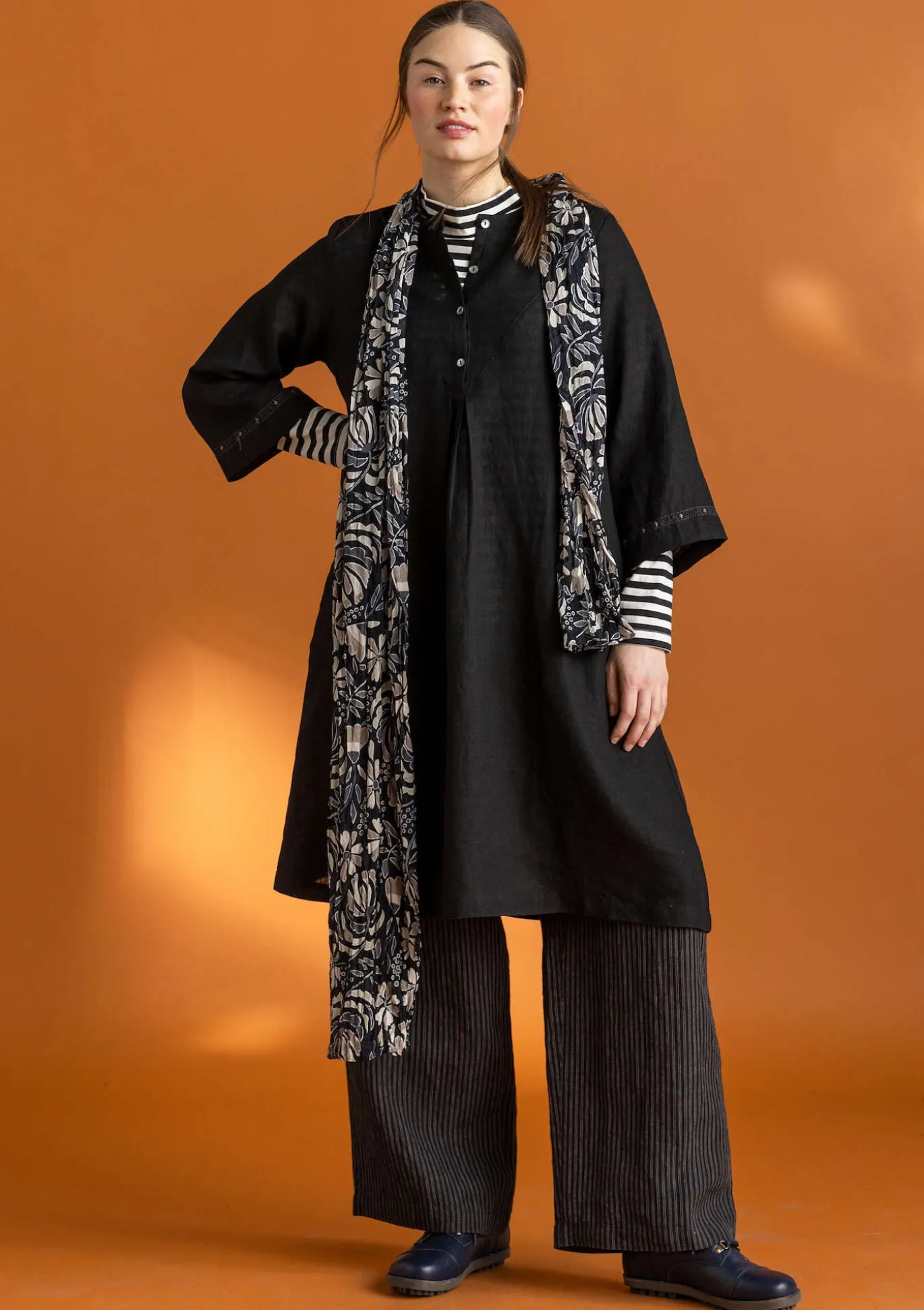 Gudrun Sjödén Kleid „Asta“ aus Leinengewebe^ Kleider