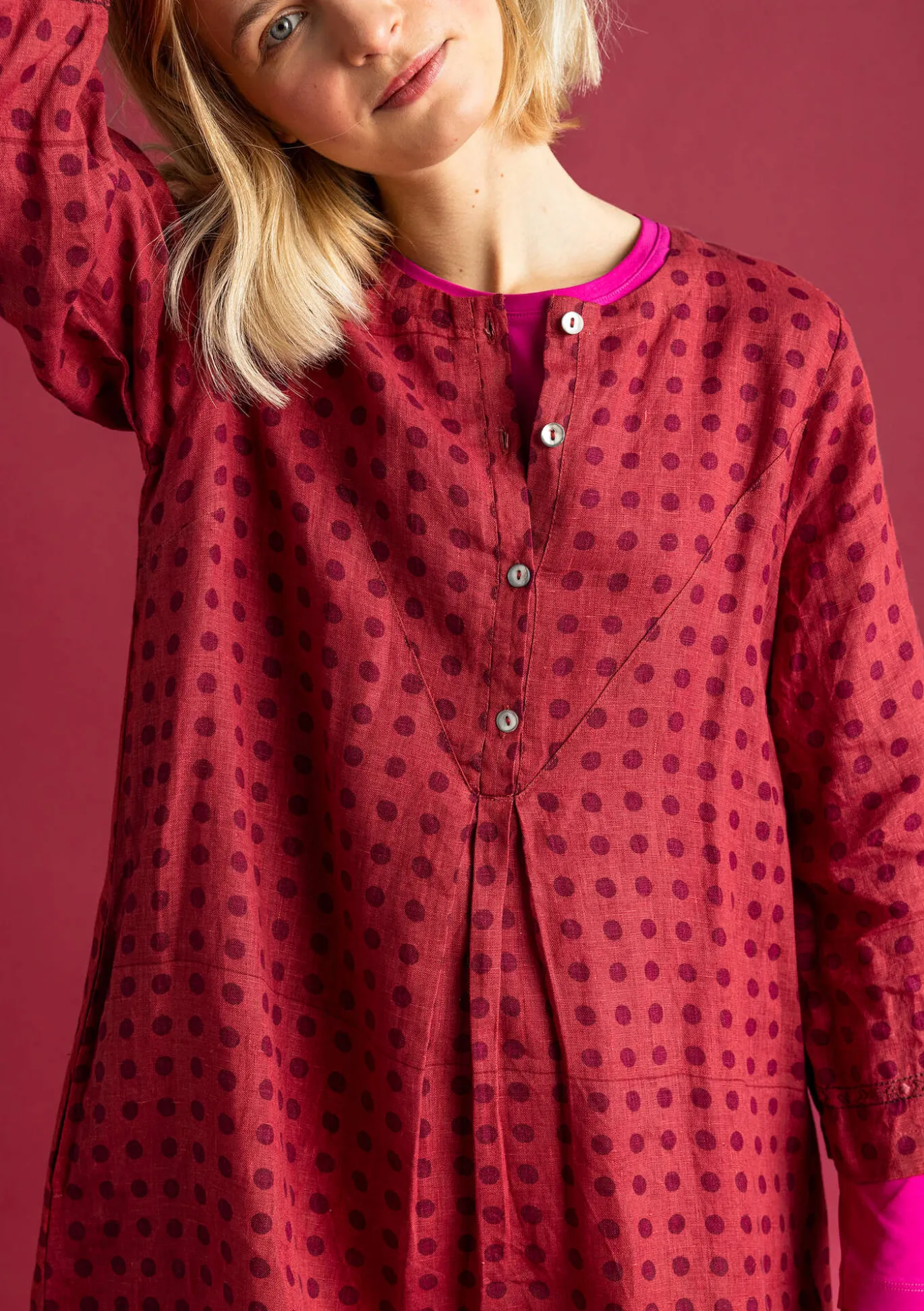 Gudrun Sjödén Kleid „Asta“ aus Leinengewebe^ Kleider