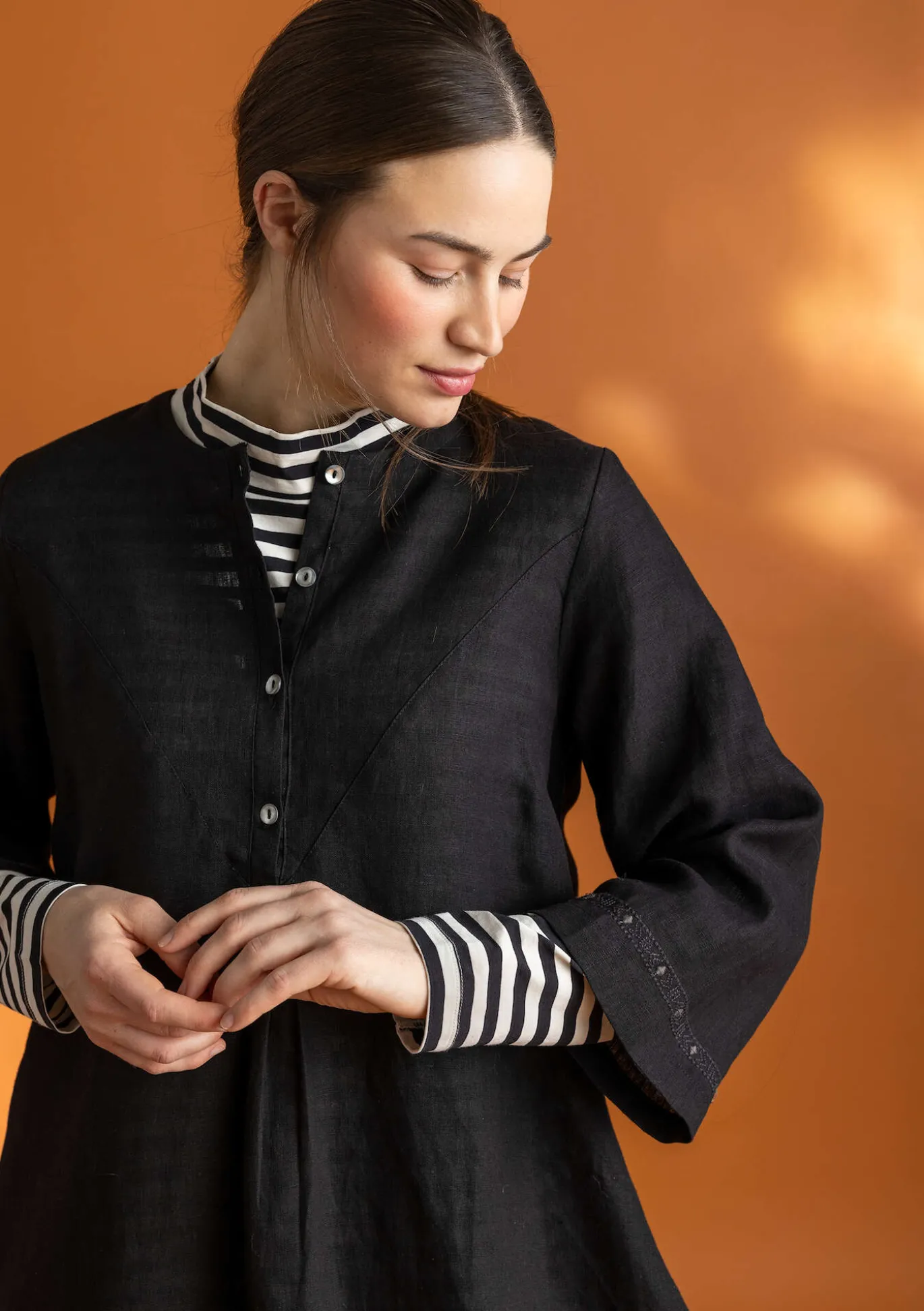 Gudrun Sjödén Kleid „Asta“ aus Leinengewebe^ Kleider