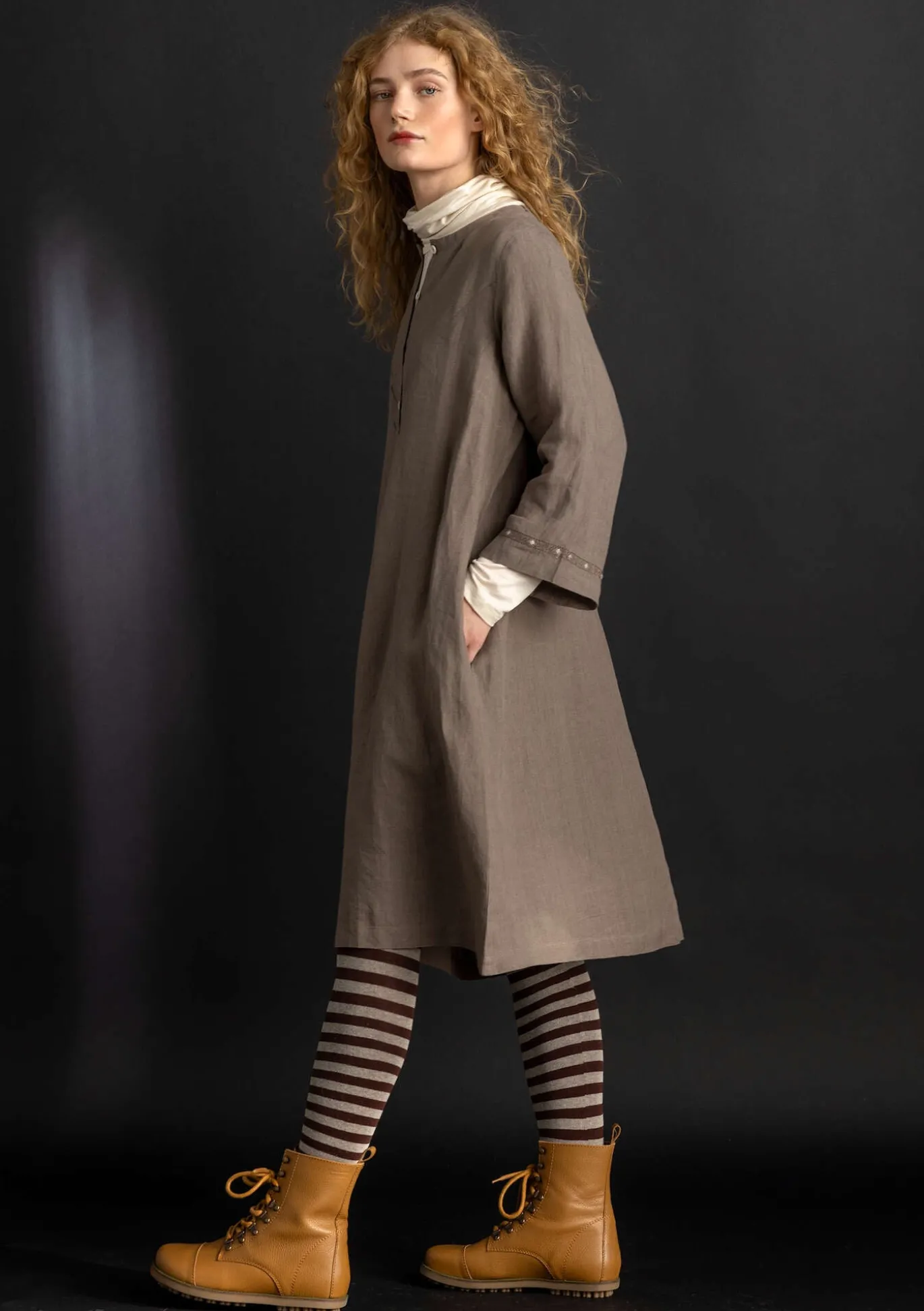 Gudrun Sjödén Kleid „Asta“ aus Leinengewebe^ Kleider