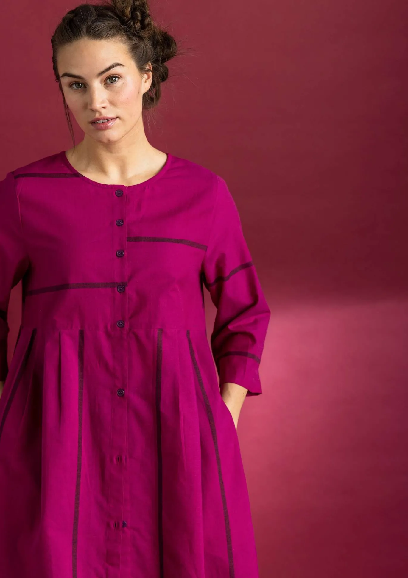 Gudrun Sjödén Kleid „Ava” aus Bio-Baumwollgewebe^ Kleider