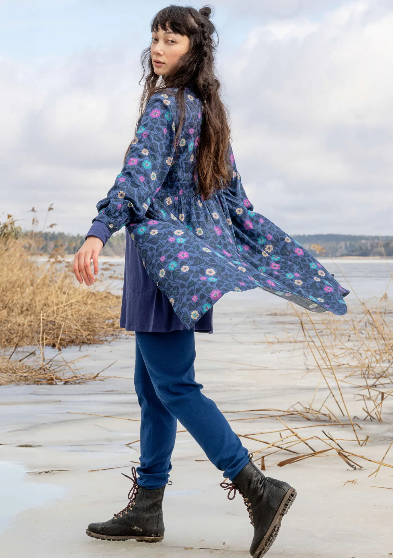 Gudrun Sjödén Kleid „Borealis“ aus Bio-Baumwollgewebe^ Kleider