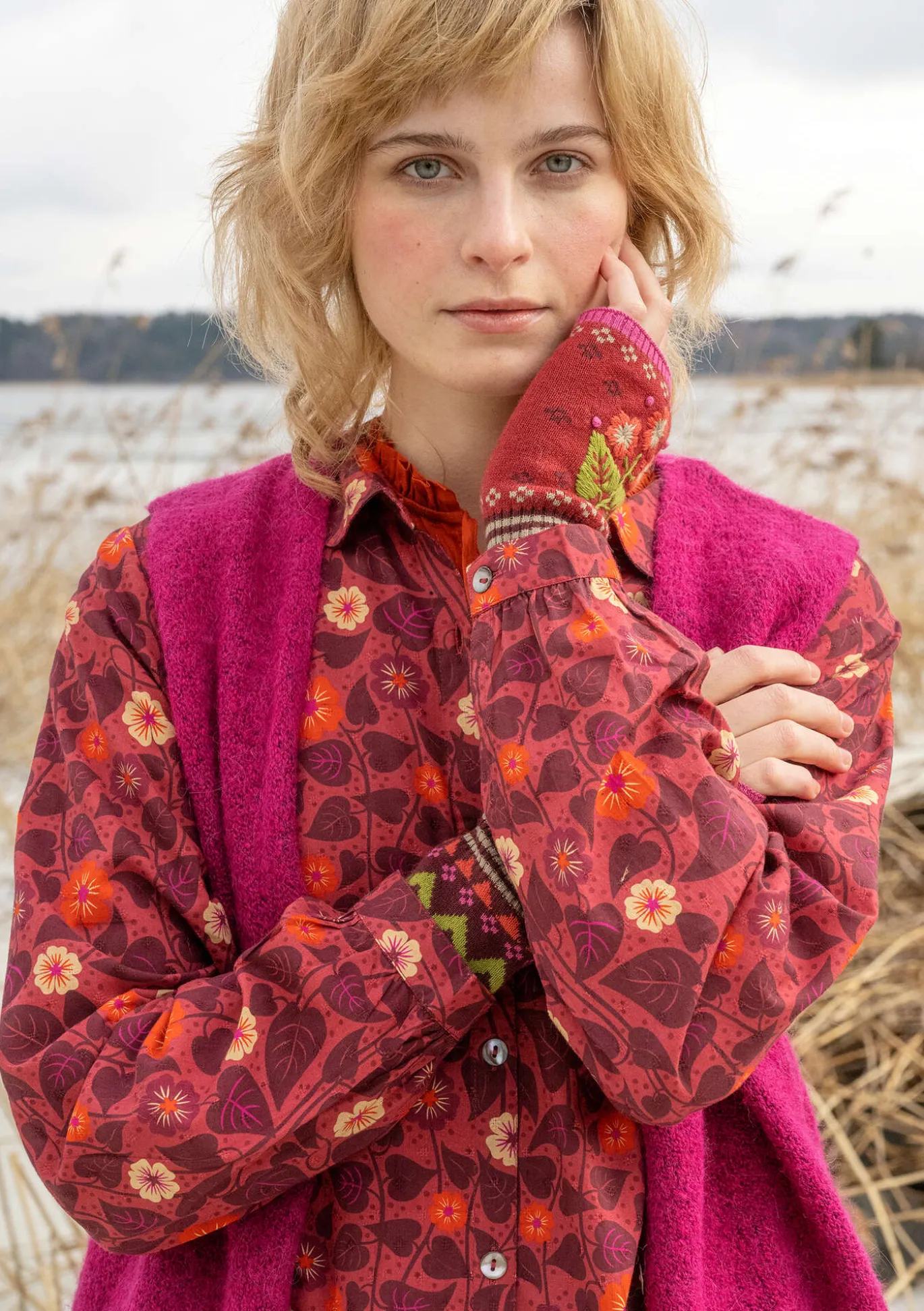 Gudrun Sjödén Kleid „Borealis“ aus Bio-Baumwollgewebe^ Kleider