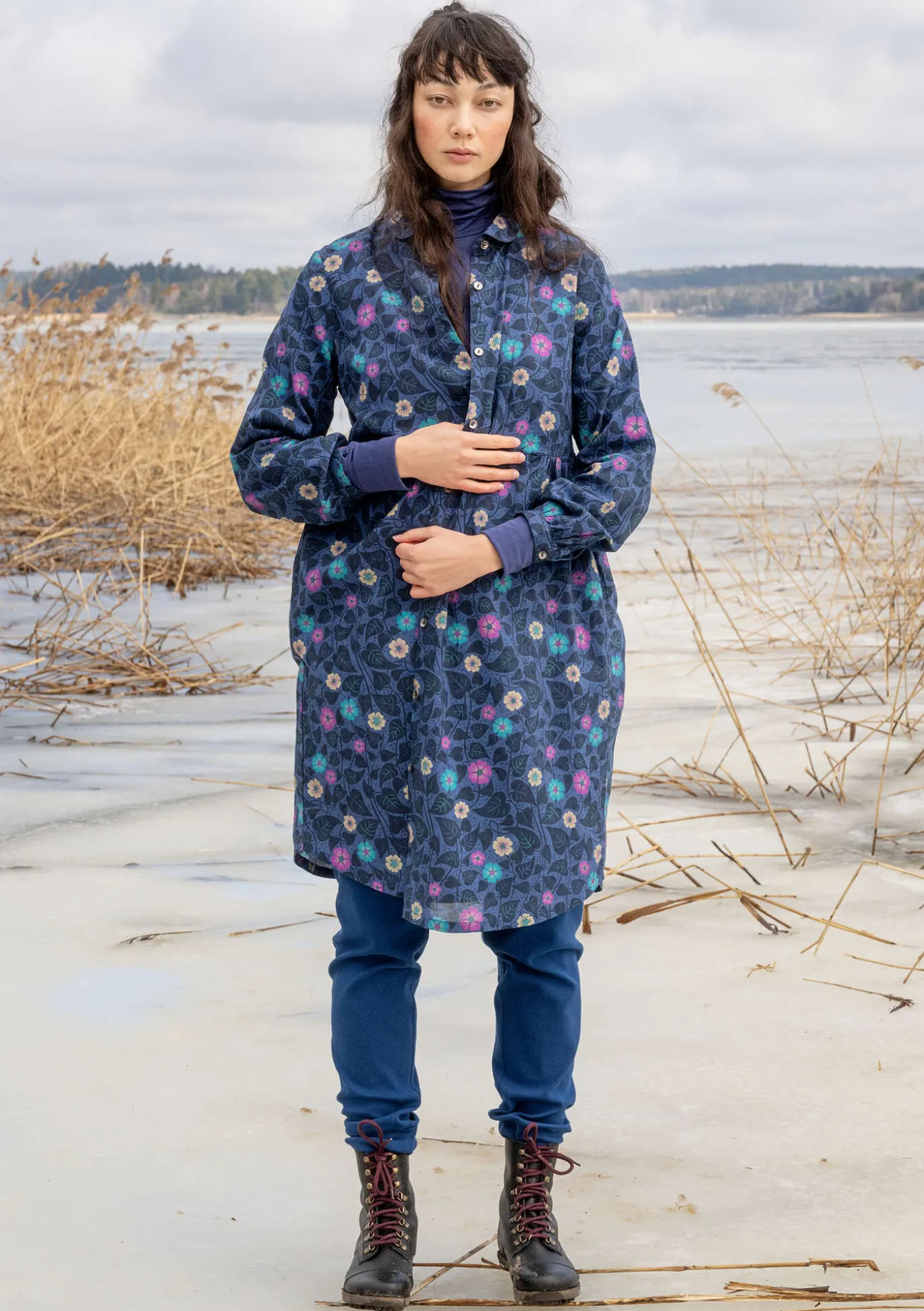 Gudrun Sjödén Kleid „Borealis“ aus Bio-Baumwollgewebe^ Kleider