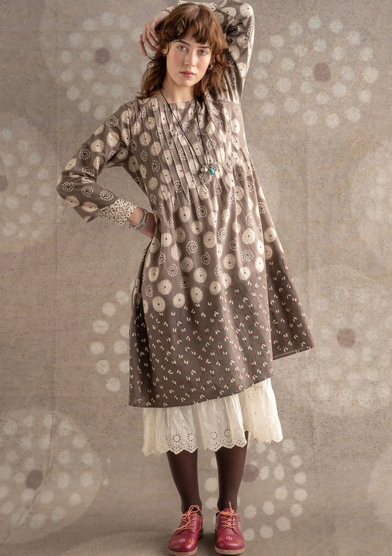 Gudrun Sjödén Kleid „Clay“ aus Bio-Baumwollgewebe^ Kleider