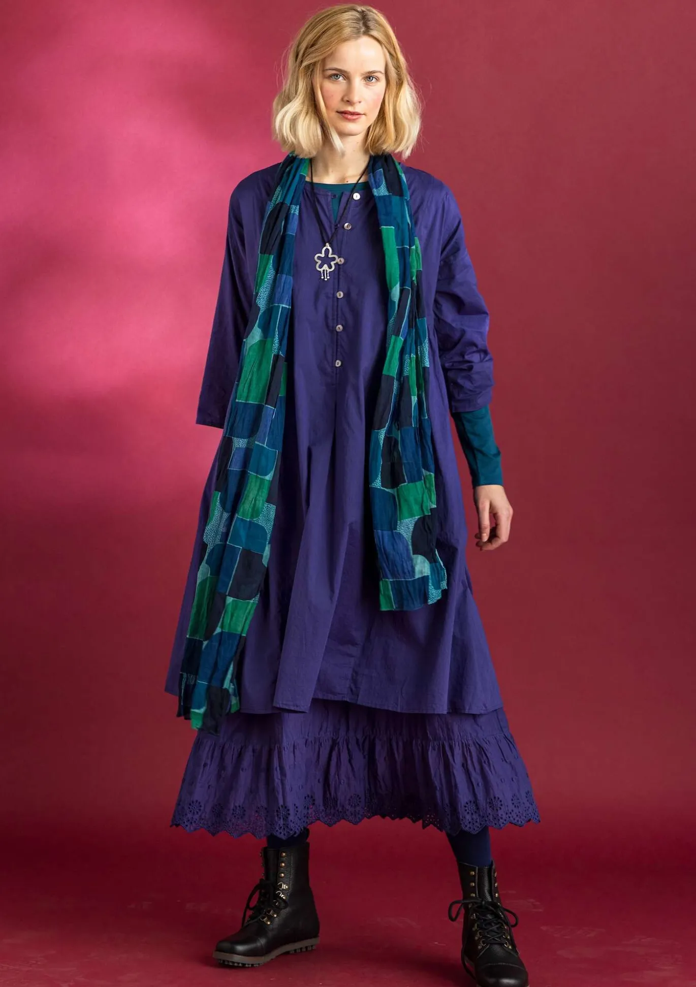 Gudrun Sjödén Kleid „Hedda“ aus Bio-Baumwollgewebe^ Kleider