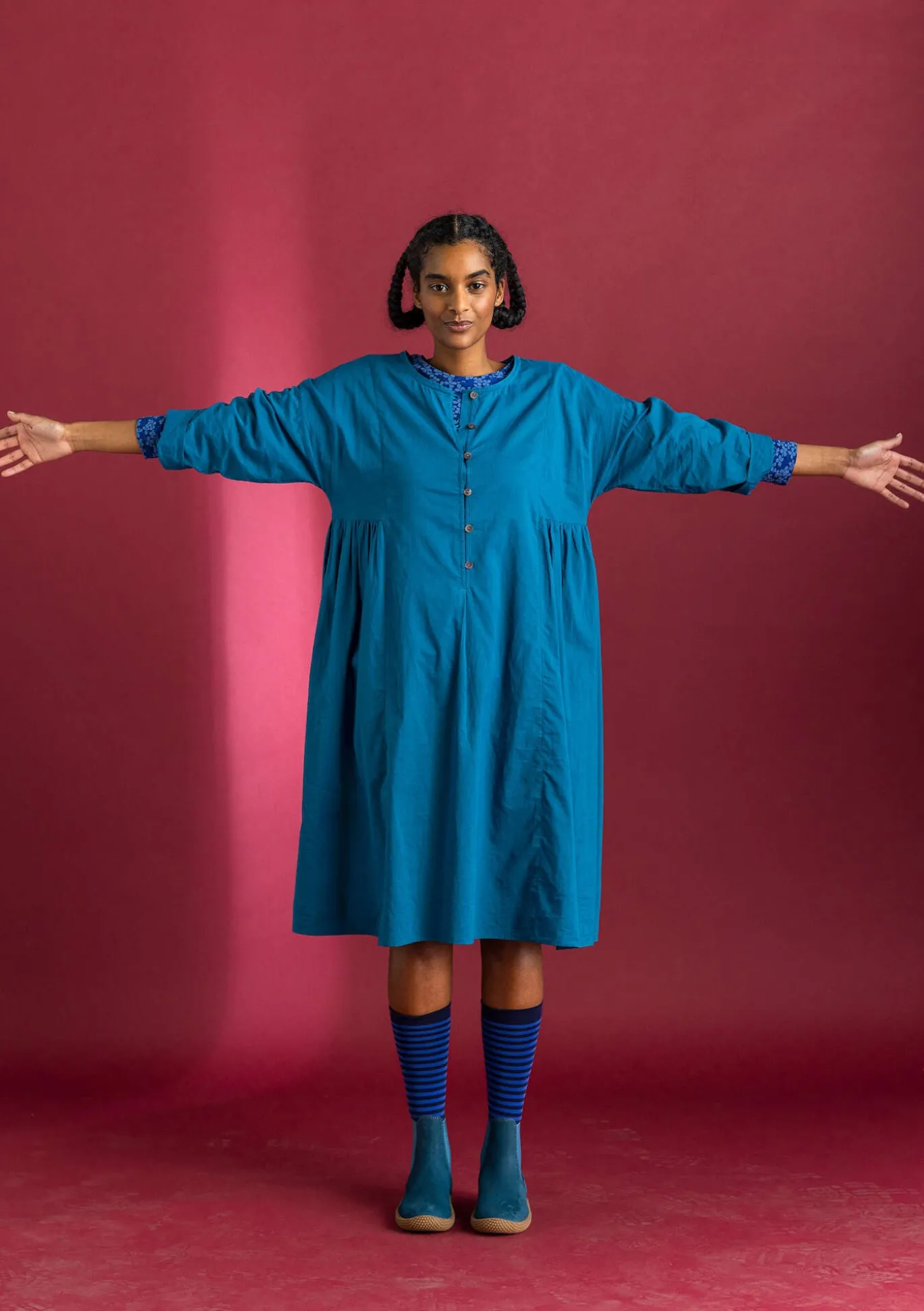 Gudrun Sjödén Kleid „Hedda“ aus Bio-Baumwollgewebe^ Kleider