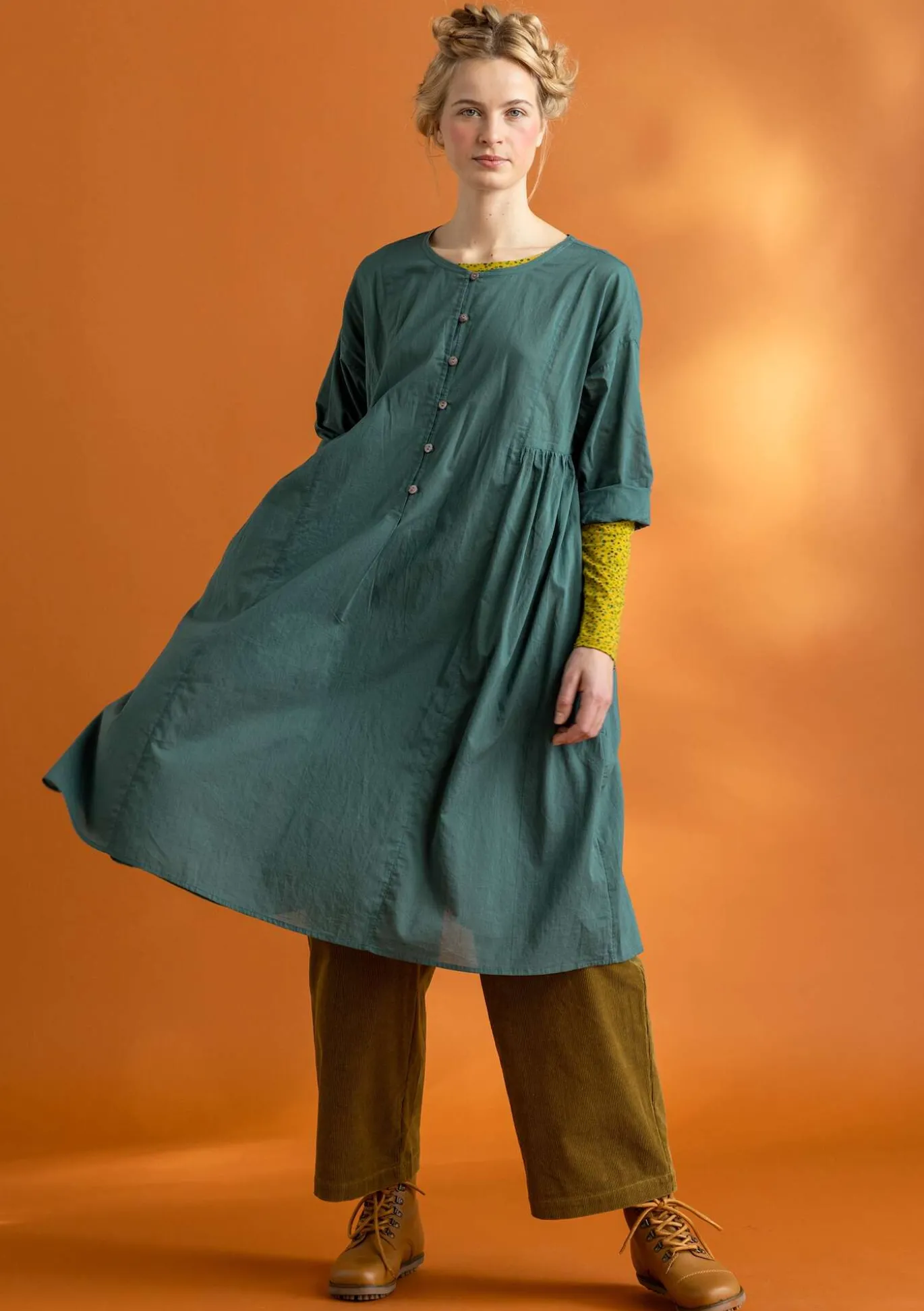 Gudrun Sjödén Kleid „Hedda“ aus Bio-Baumwollgewebe^ Kleider