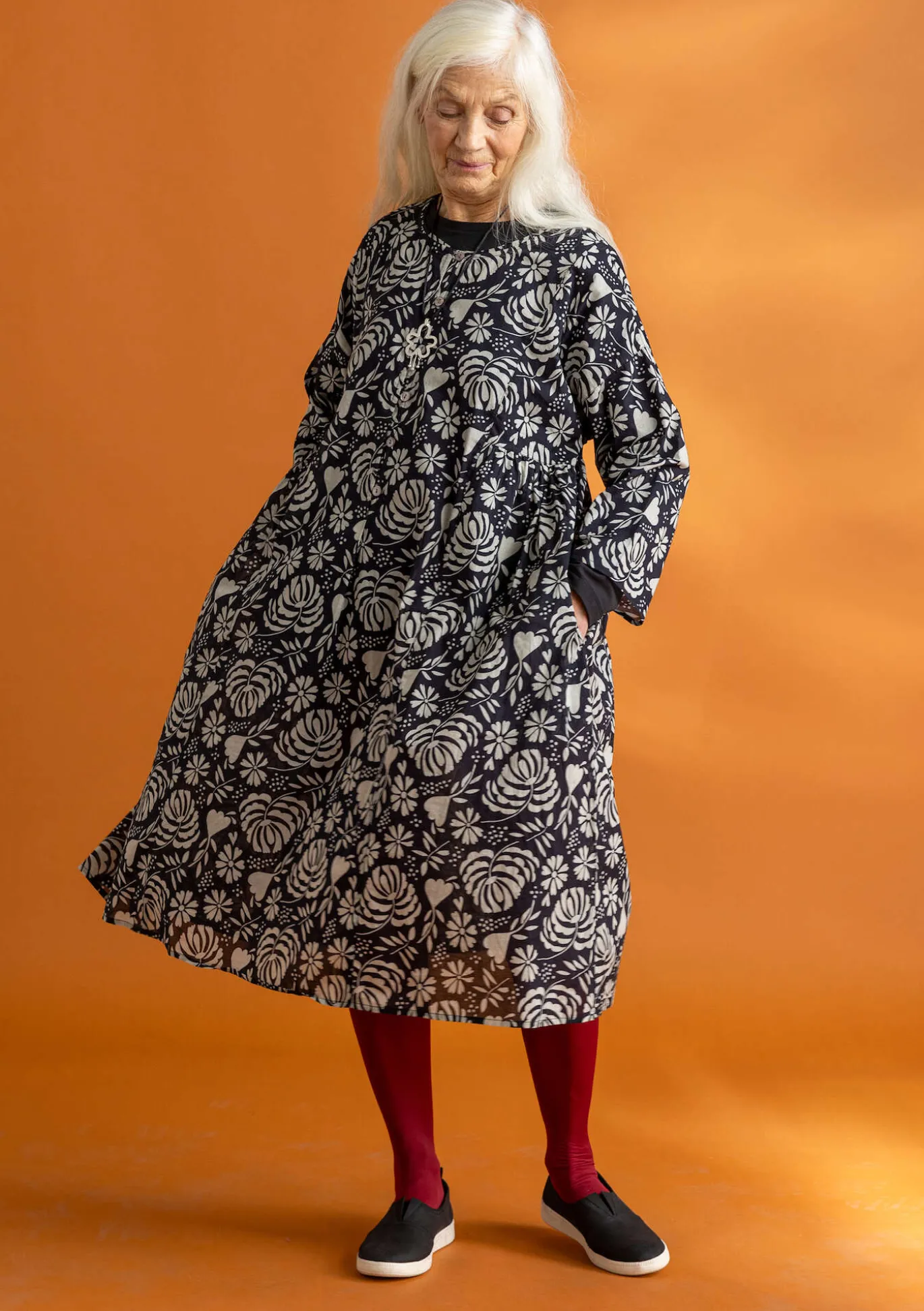 Gudrun Sjödén Kleid „Hedda“ aus Bio-Baumwollgewebe^ Kleider