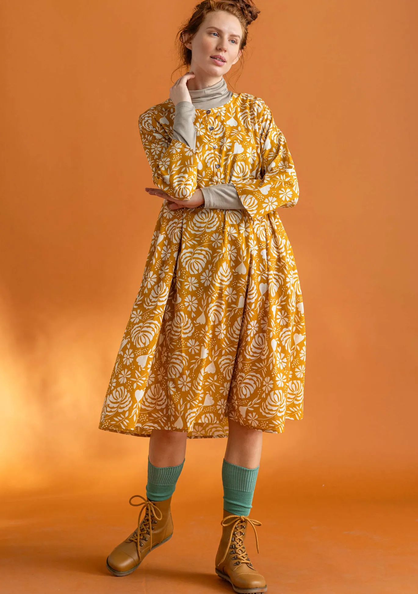 Gudrun Sjödén Kleid „Hedda“ aus Bio-Baumwollgewebe^ Kleider
