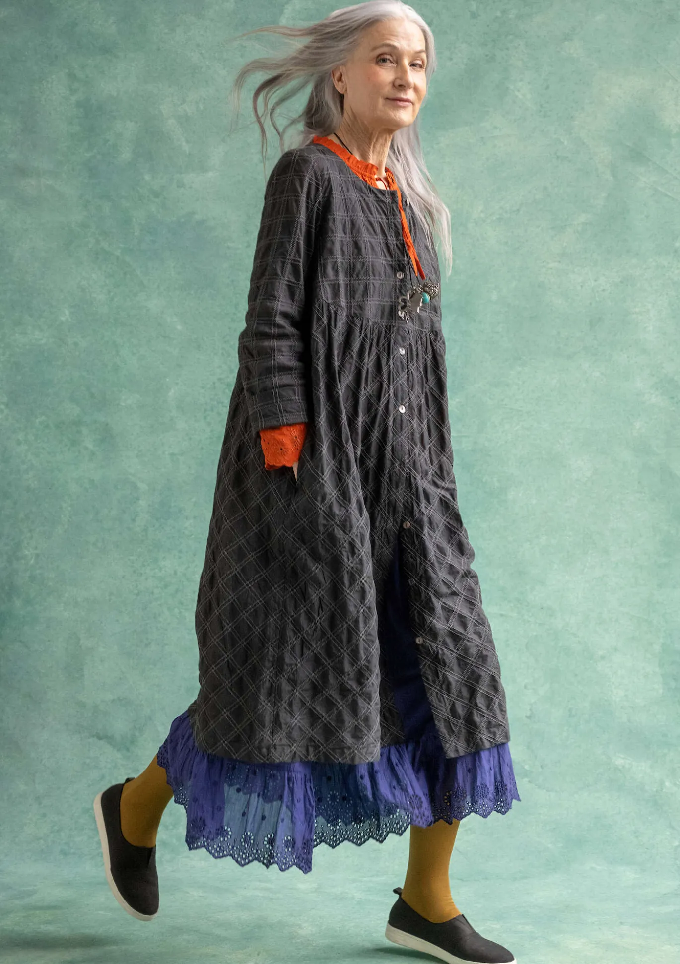Gudrun Sjödén Kleid „Helga“ aus Bio-Baumwollgewebe^ Kleider