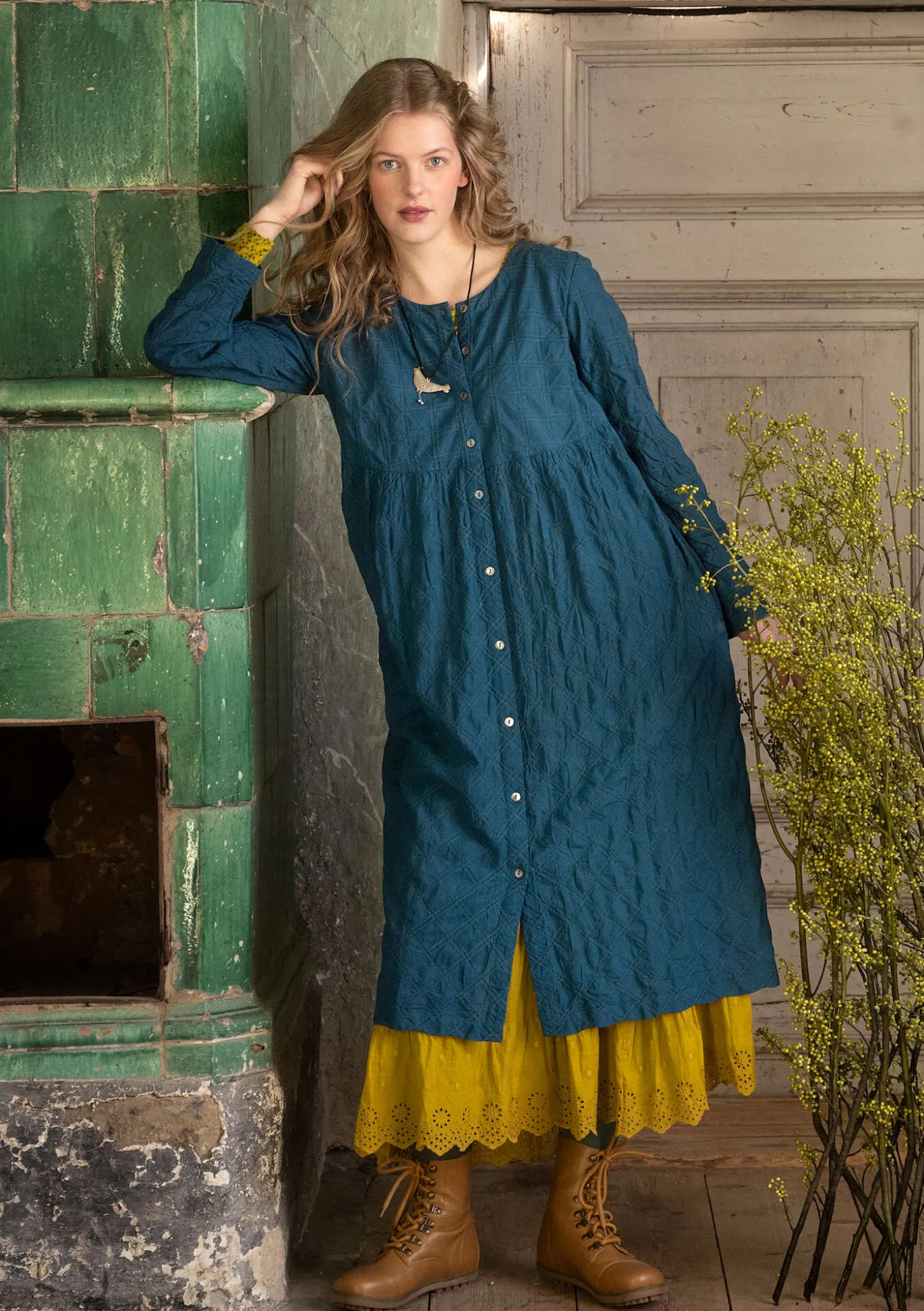 Gudrun Sjödén Kleid „Helga“ aus Bio-Baumwollgewebe^ Kleider