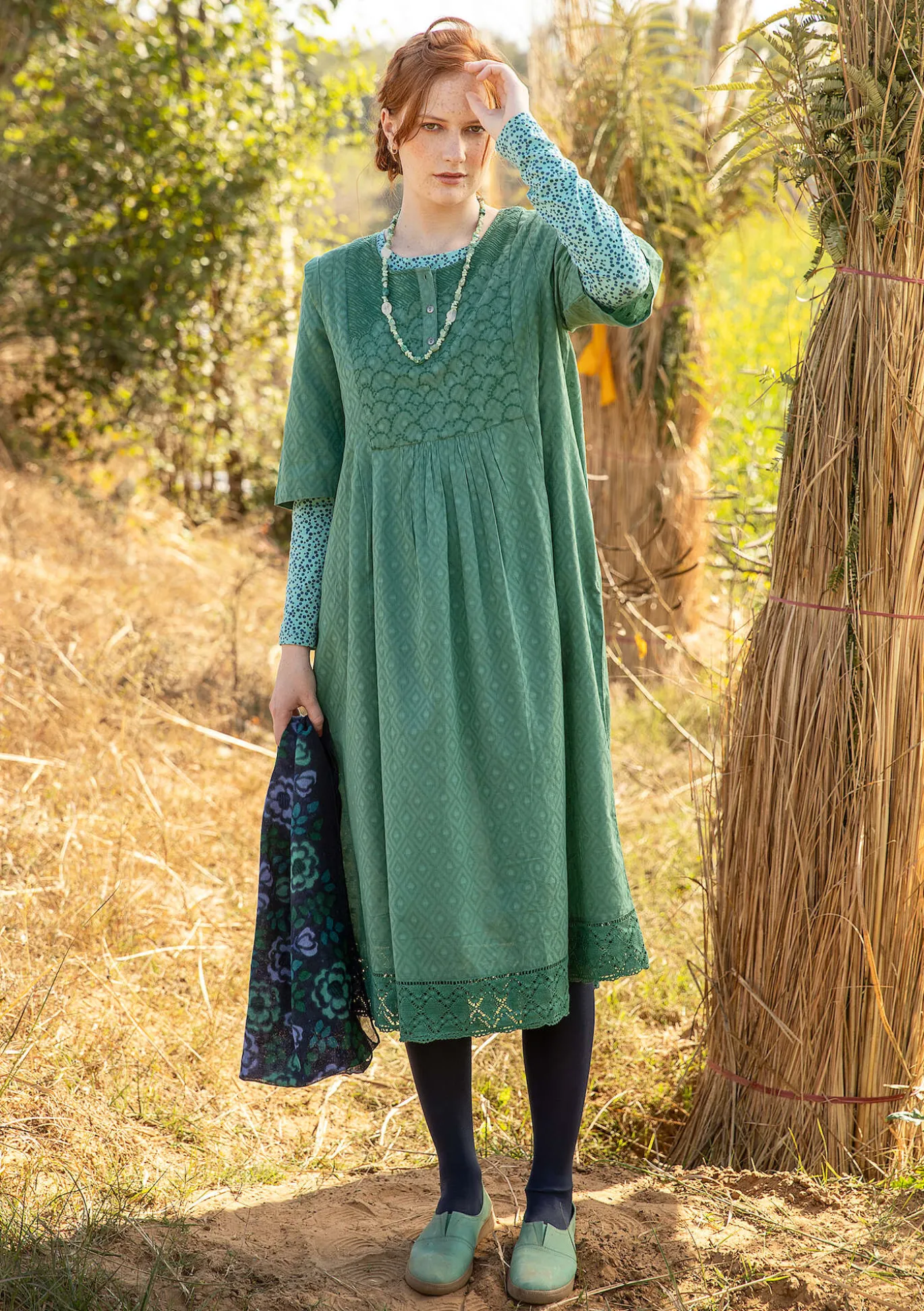 Gudrun Sjödén Kleid „Strandfynd“ aus Bio-Baumwollgewebe^ Kleider