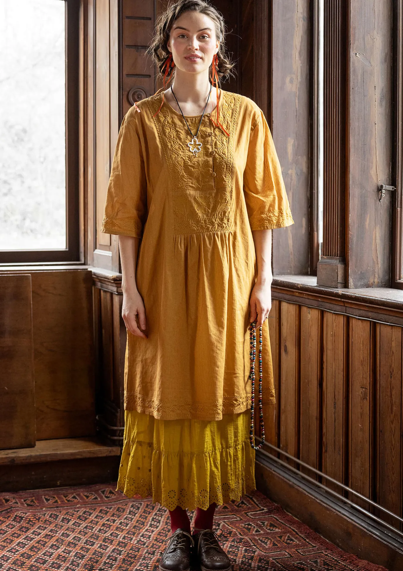 Gudrun Sjödén Kleid „Wanja“ aus Bio-Baumwollgewebe^ Kleider