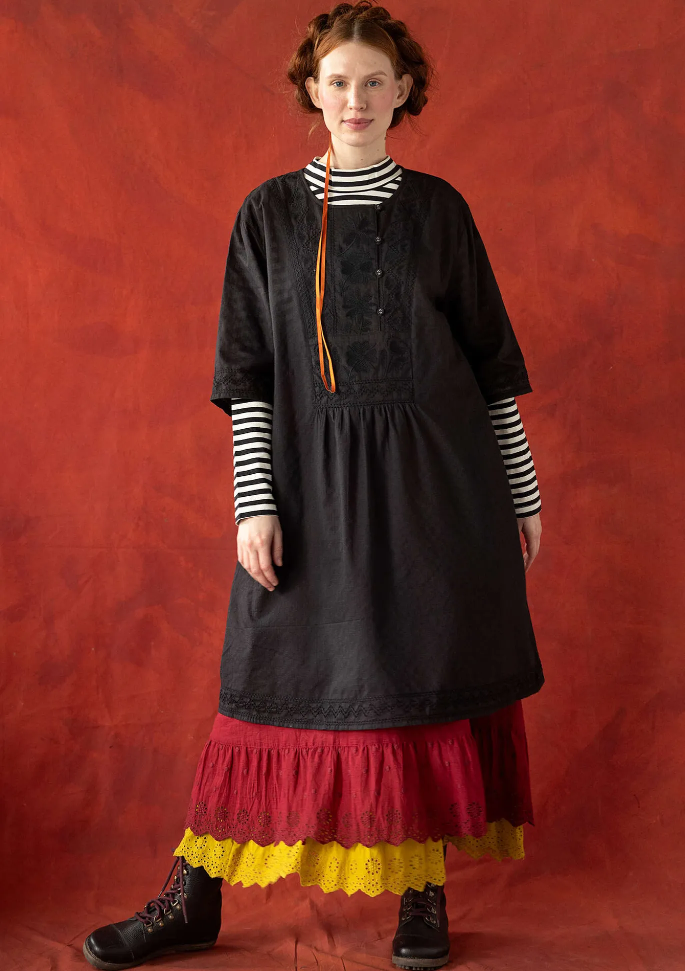 Gudrun Sjödén Kleid „Wanja“ aus Bio-Baumwollgewebe^ Kleider