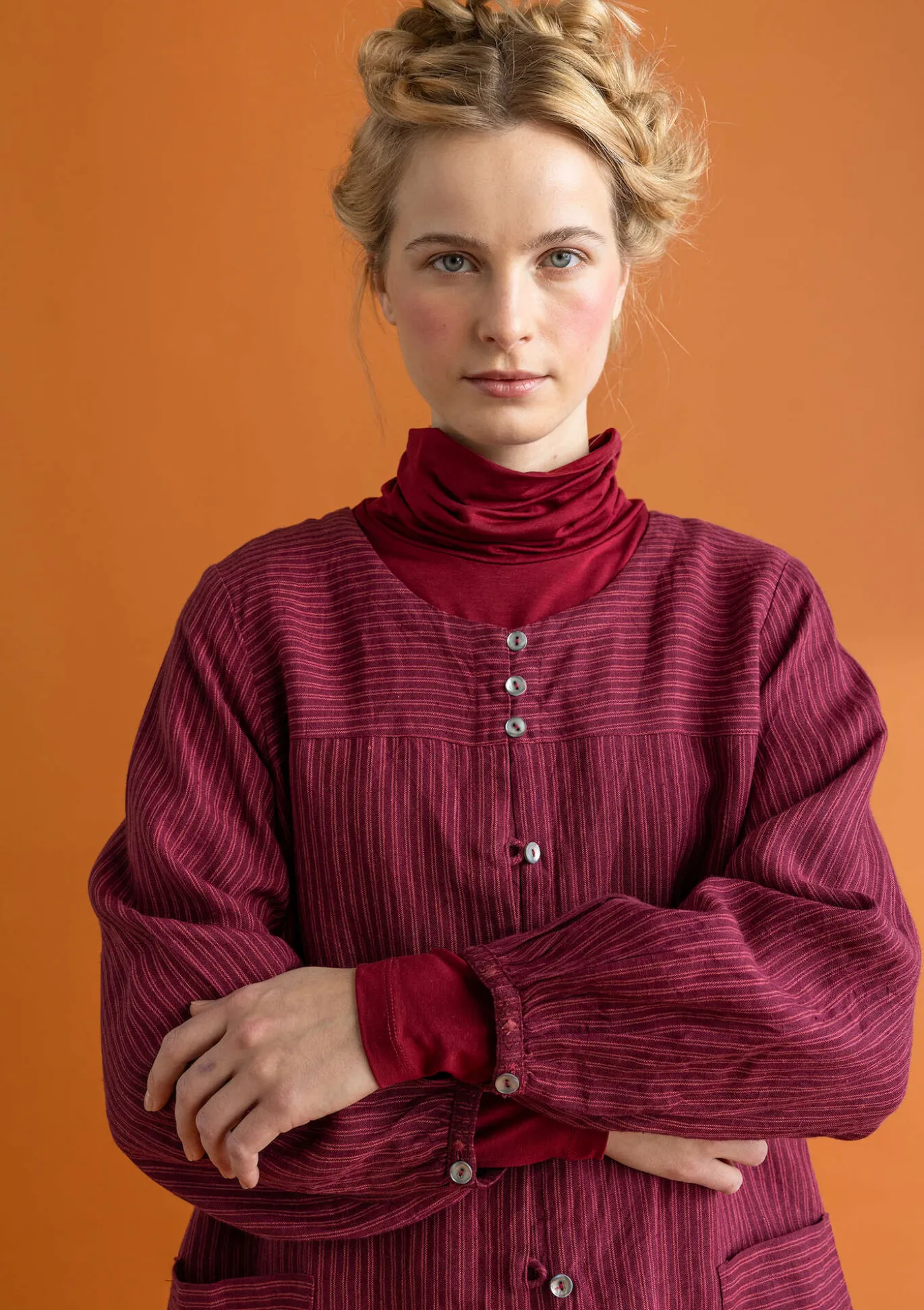 Gudrun Sjödén Künstlerbluse „Asta“ aus Leinengewebe^ Blusen