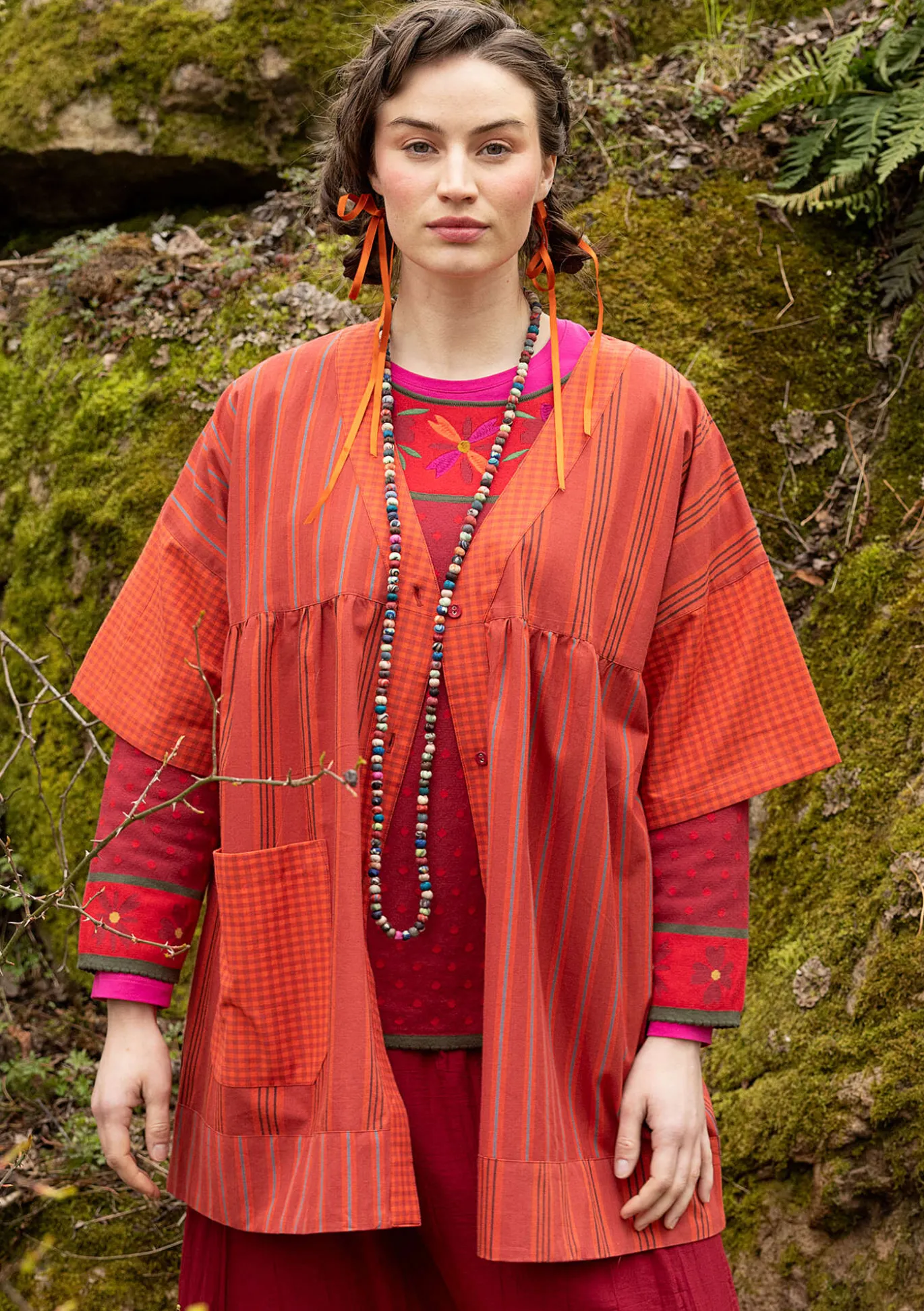 Gudrun Sjödén Künstlerbluse „Sofia“ aus Bio-Baumwolle^ Blusen
