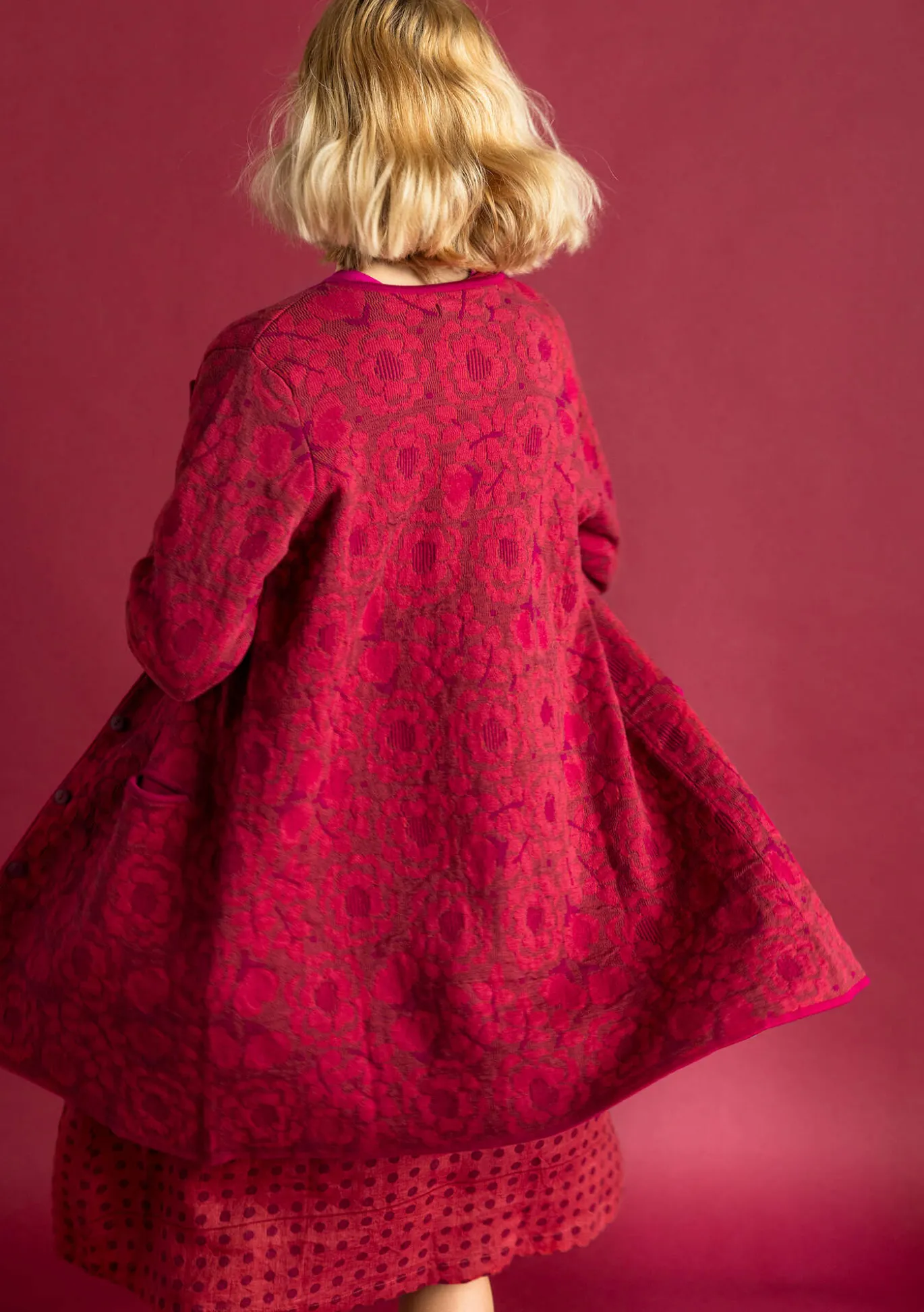 Gudrun Sjödén Langstrickjacke „Astrid“ aus Bio-/Recycling-Baumwolle^ Strickjacken