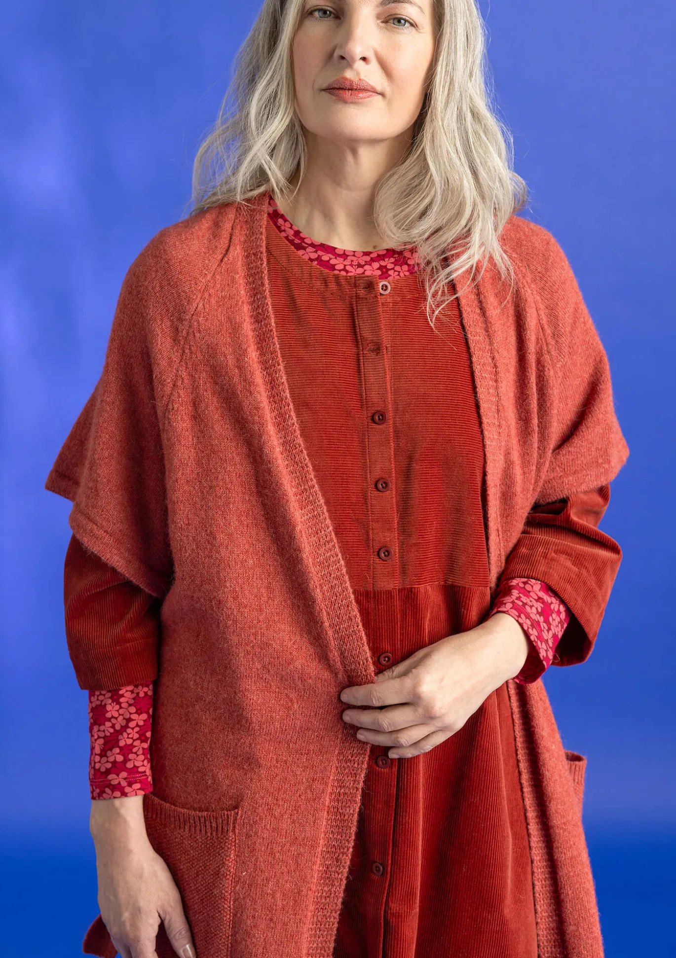 Gudrun Sjödén Langstrickjacke aus Alpakagemisch^ Strickjacken