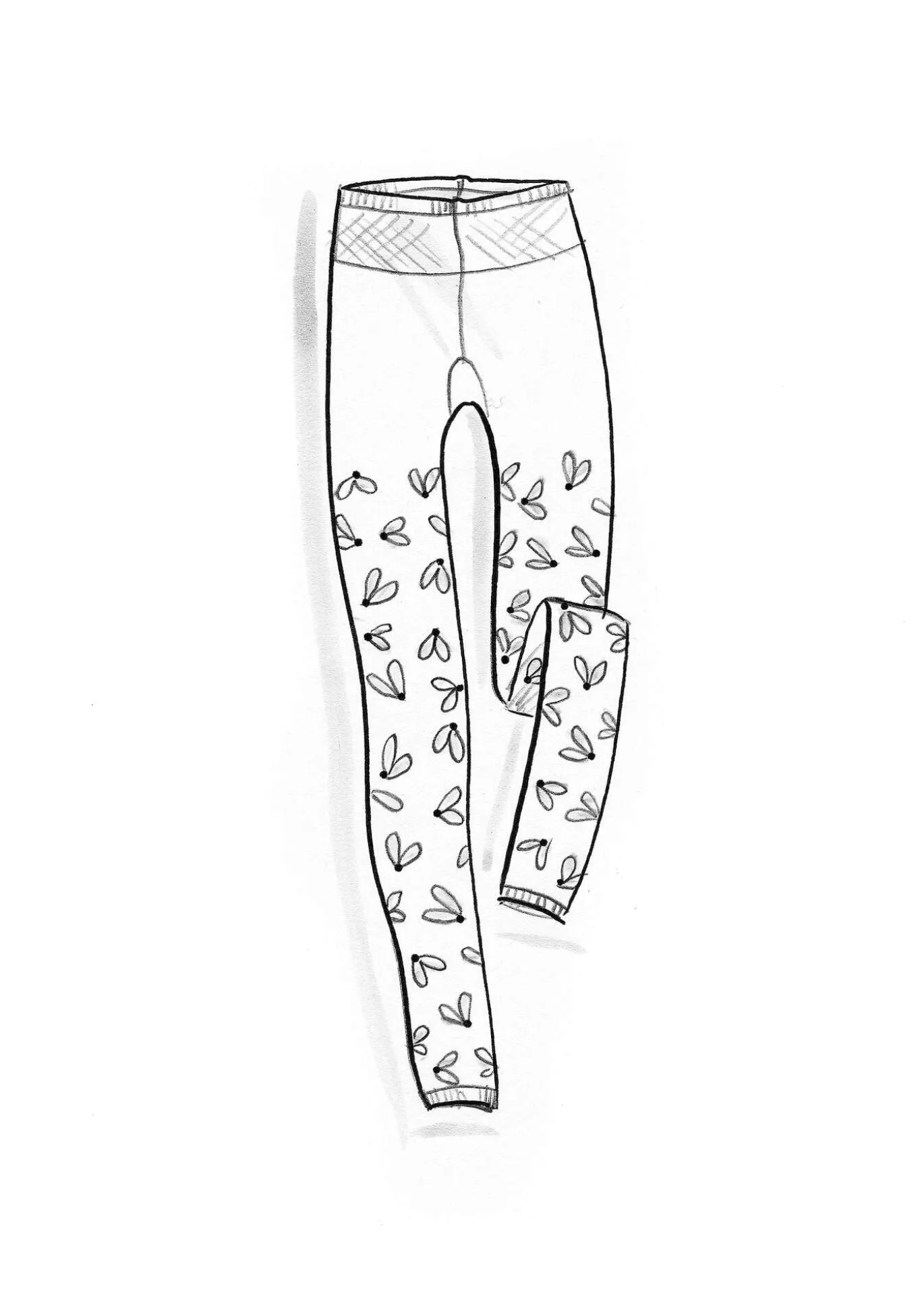 Gudrun Sjödén Leggings „Fjät“ aus Recycling-Polyamid^ Accessoires | Leggings