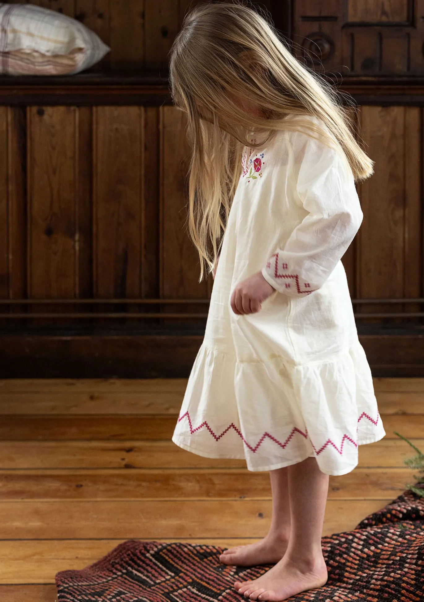 Gudrun Sjödén Mädchen-Nachthemd „Twinkle“ aus Bio-Baumwolle^ Wäsche & Loungewear