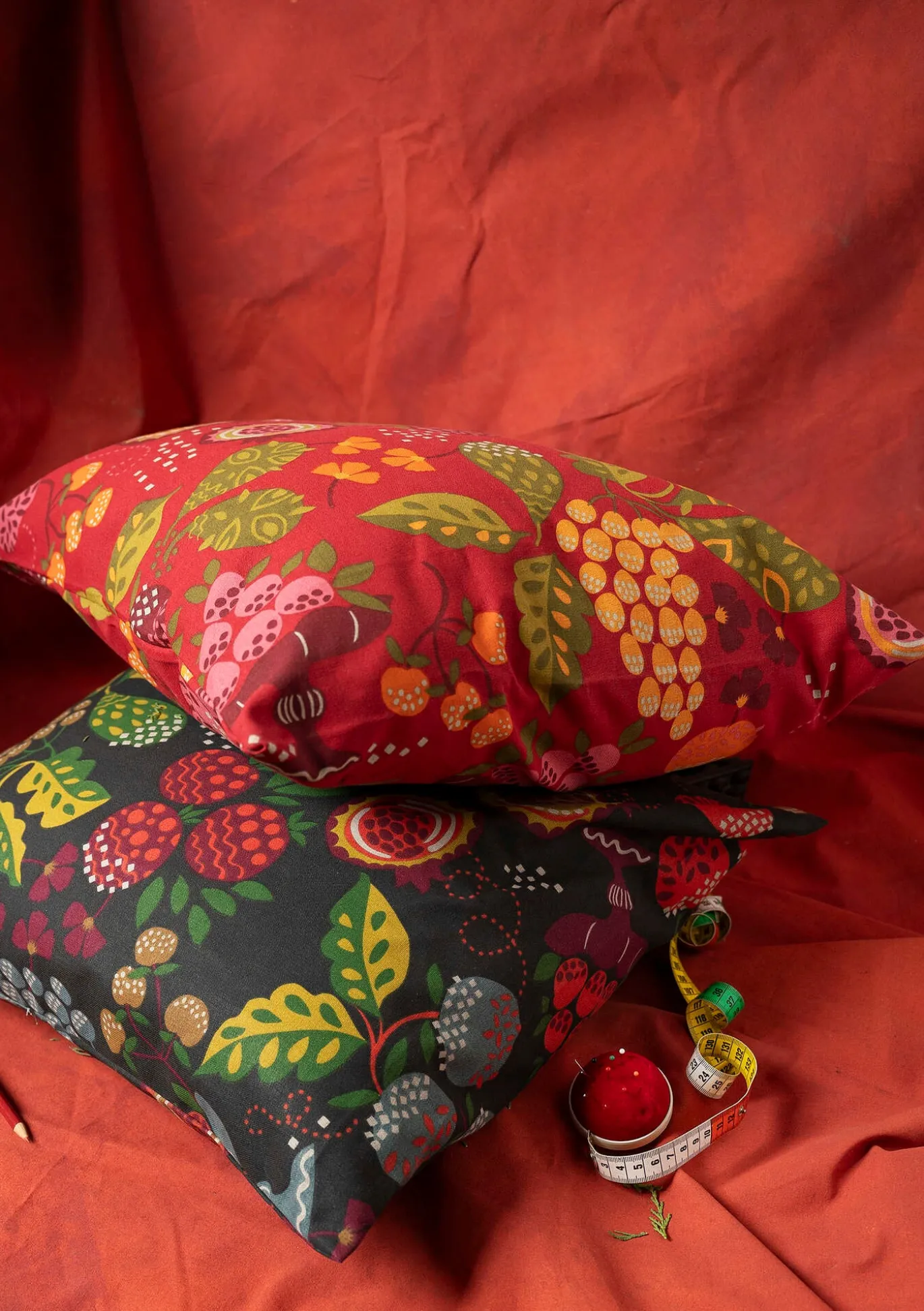 Gudrun Sjödén Meterware „Fruits“ aus Bio-Baumwolle^ Stoffe | Heimtextilien