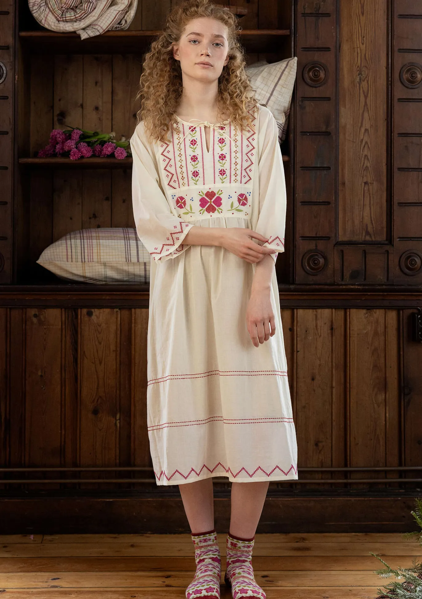 Gudrun Sjödén Nachthemd „Twinkle“ aus Bio-Baumwolle^ Wäsche & Loungewear